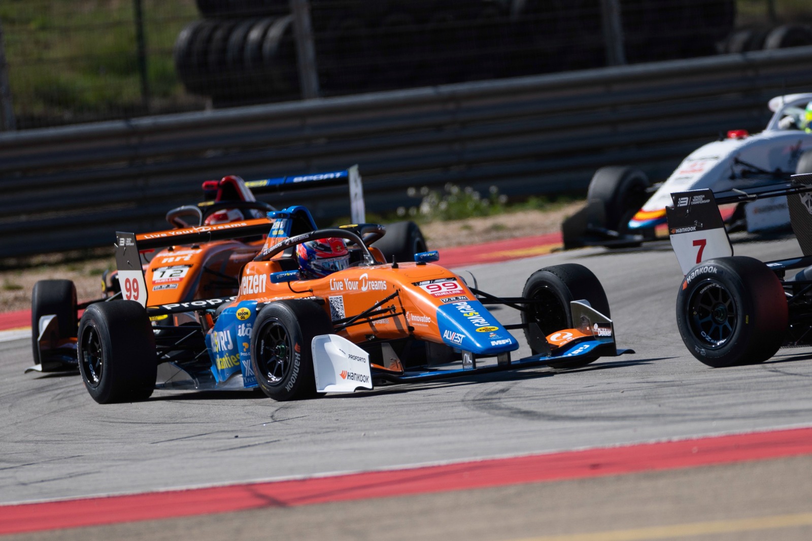 René Lammers in actie op Motorland Aragon.
