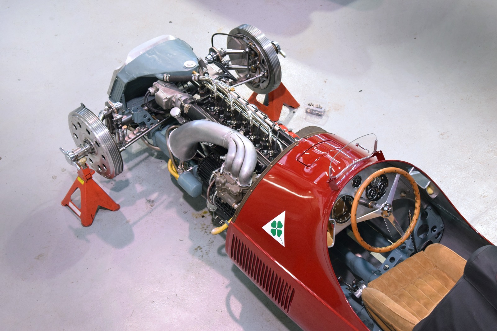 Huge stock of original parts were used to make Greenfield's car