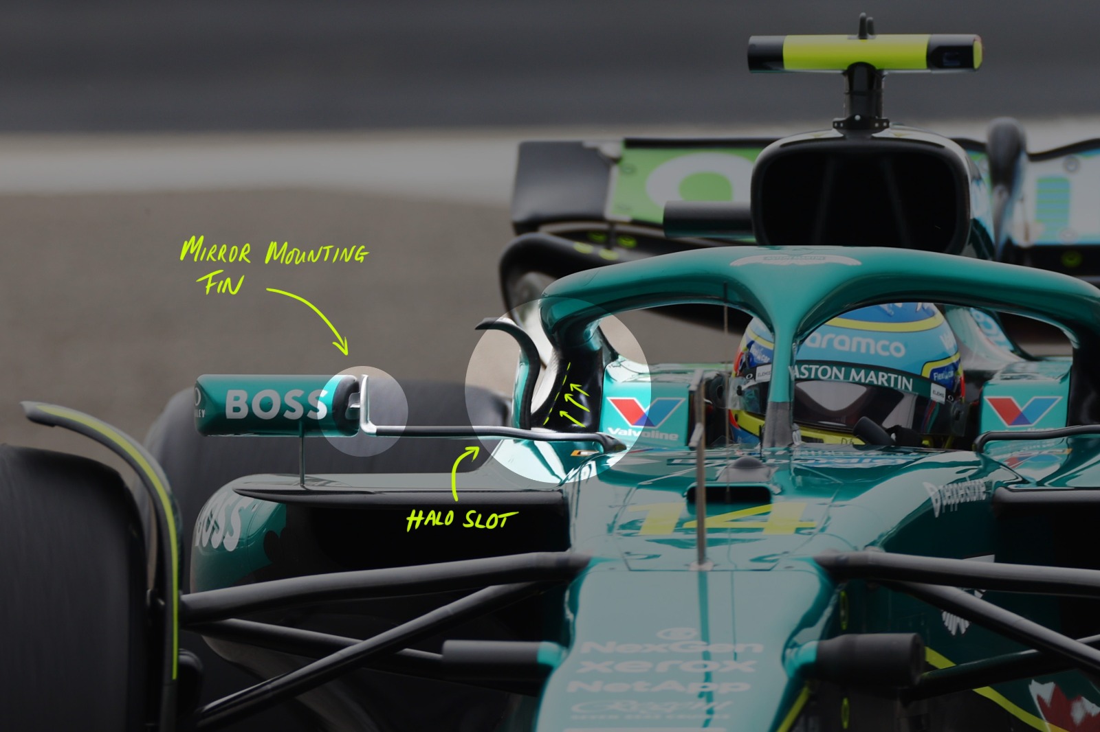 Aston has paid plenty of attention to the airflow around its wing mirrors