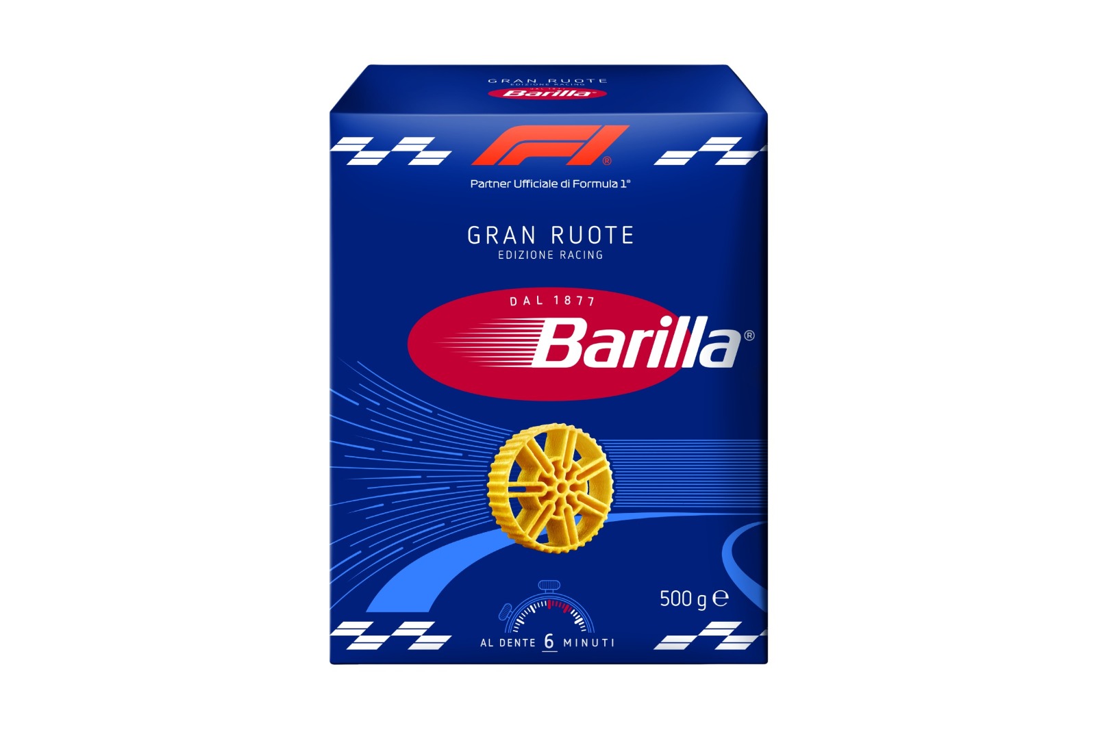 Le paquet de pâtes F1 de Barilla !