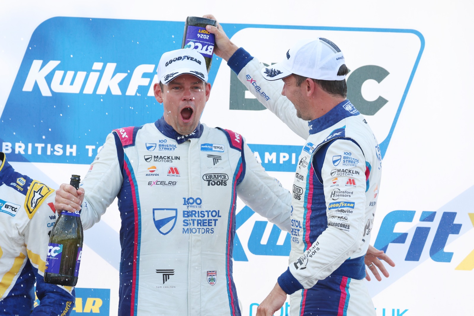 Chilton ended the day on the top step of the podium, but it was his team-mate Ingram who came away the happiest