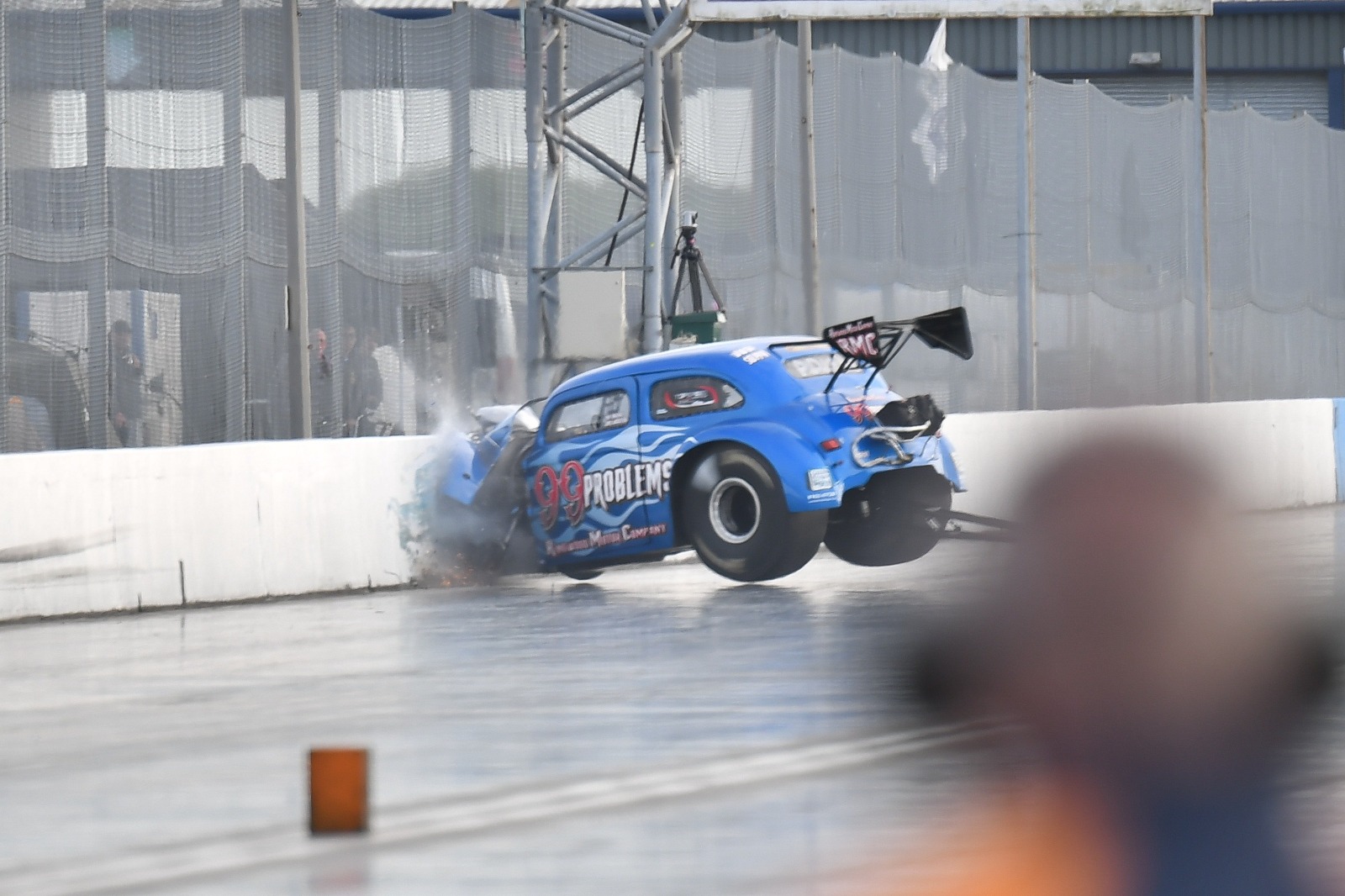 With drivers hitting barriers at up to 300mph, instant recovery and support is essential