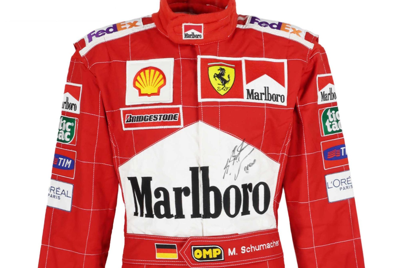 Nigel Mansell’s 1986 Williams Honda race suit