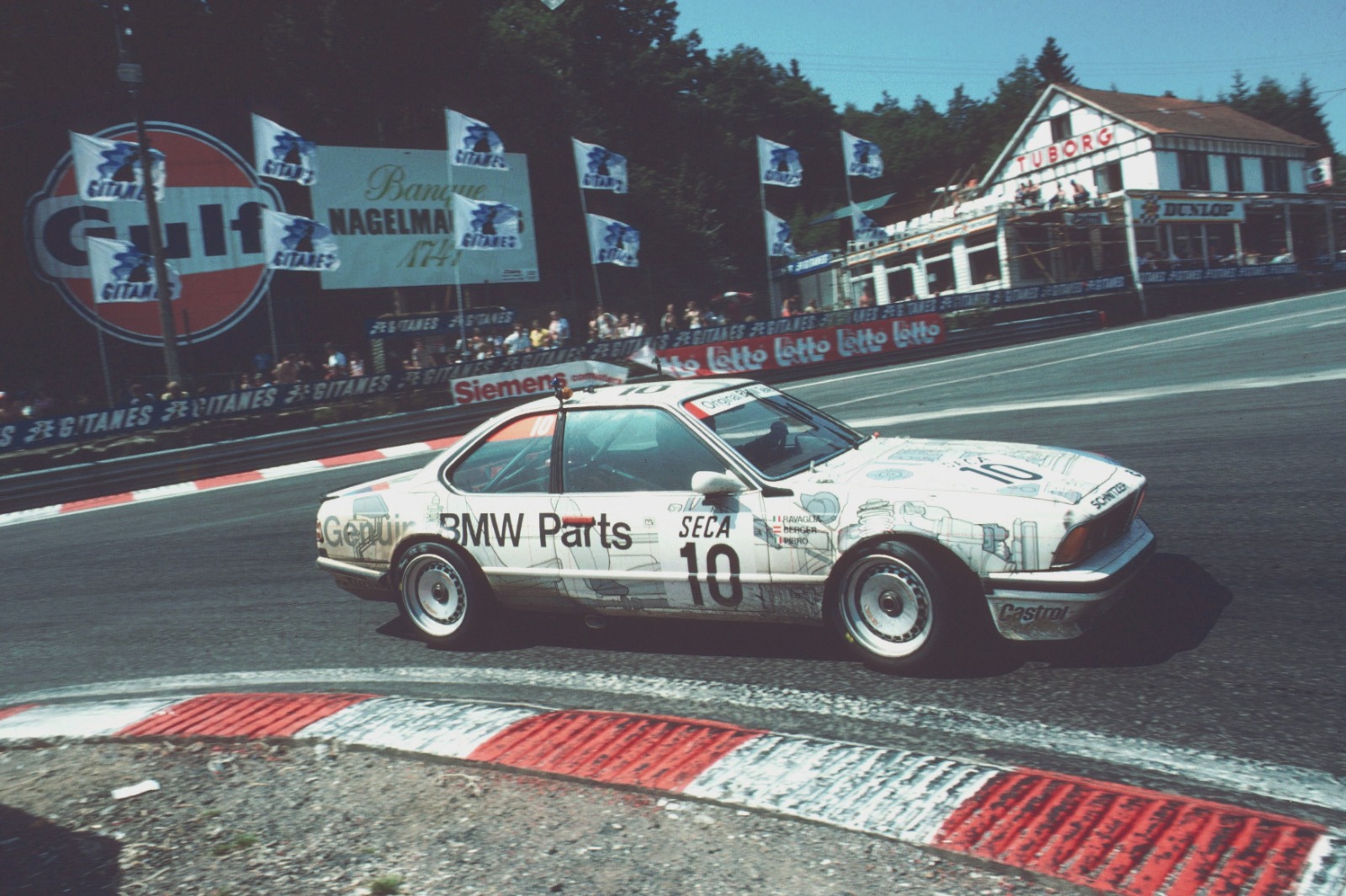 The 635 CSi enjoyed plenty of success at challenging Spa