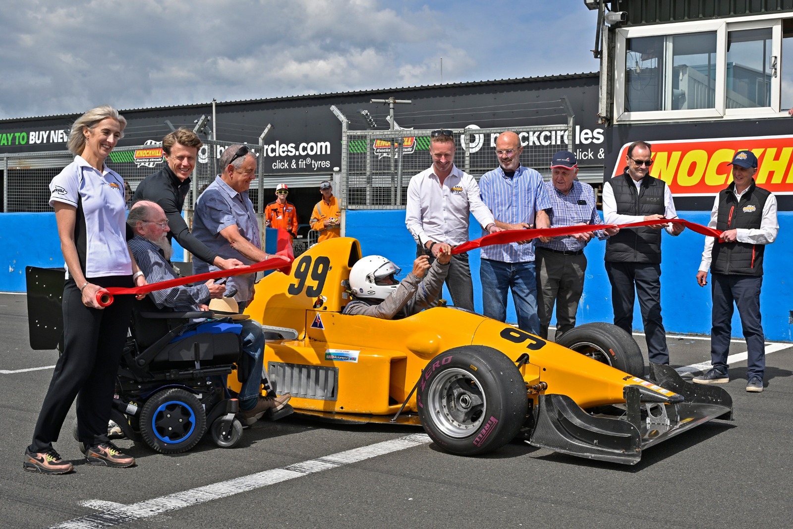 Amon's 1975 opening of the circuit was recreated at special anniversary event last month