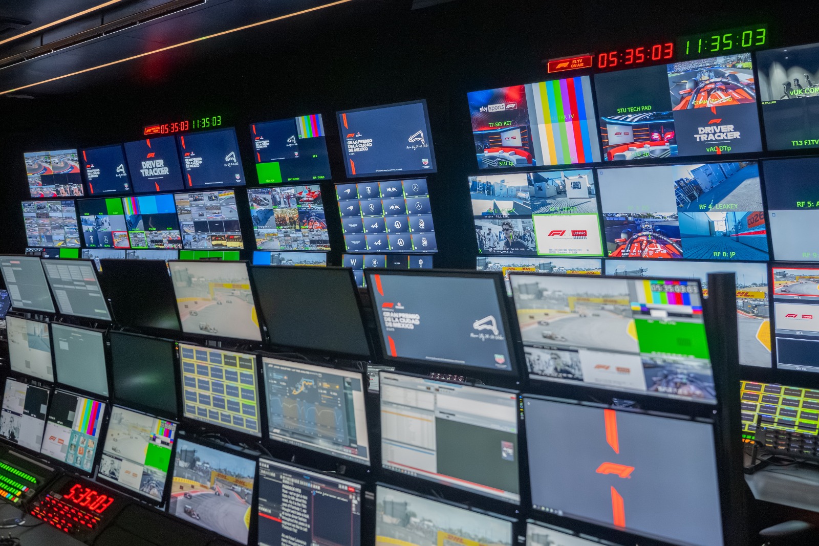 Het verzorgen van een F1-uitzending is geen sinecure.