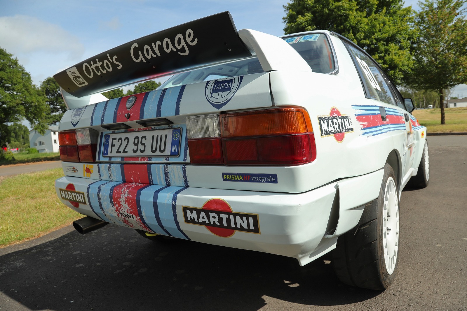 Blank relishes the fact his machine is one-of-a-kind when it comes to UK competition cars