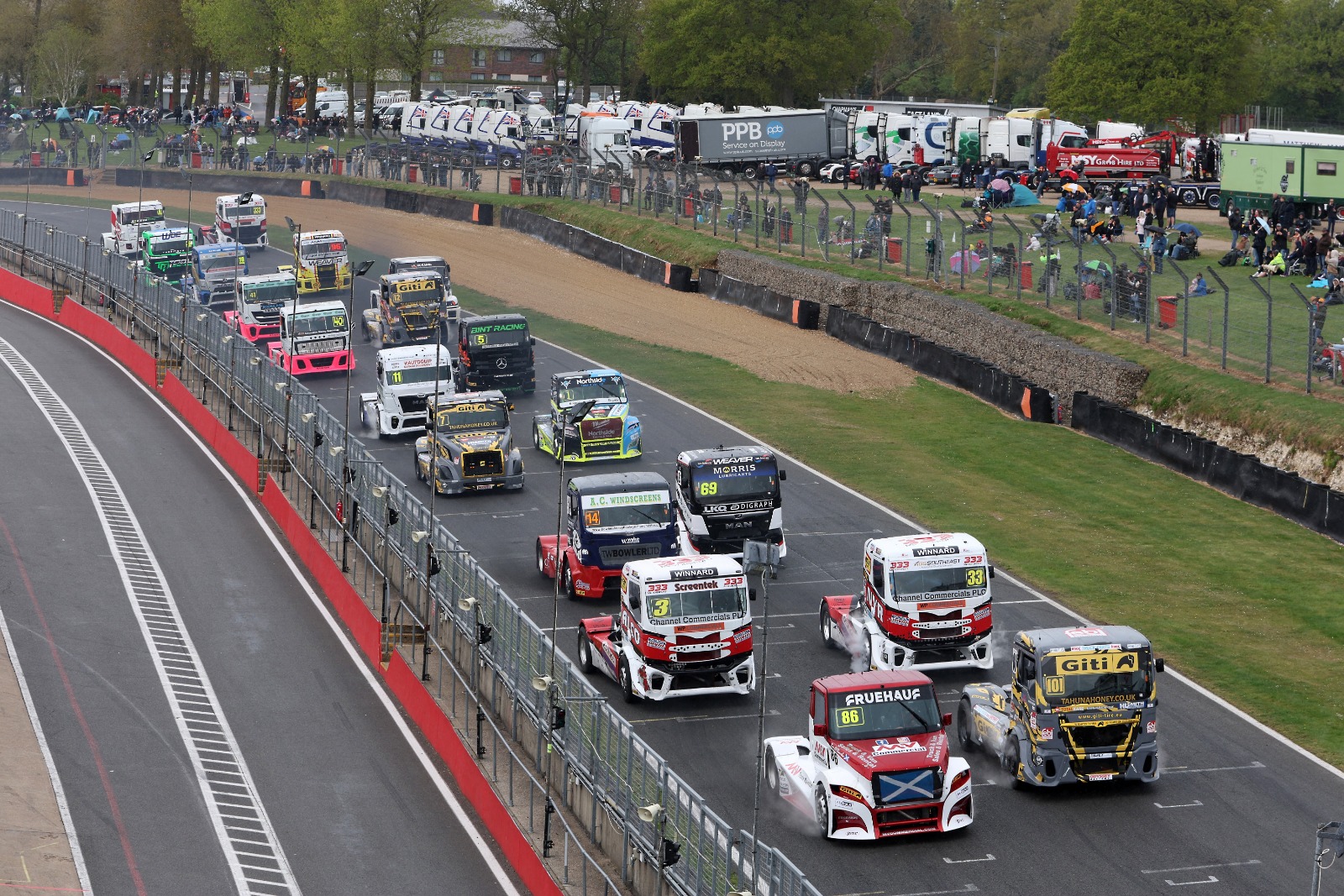 British Truck Racing was one of the BARC categories that enjoyed a strong 2025