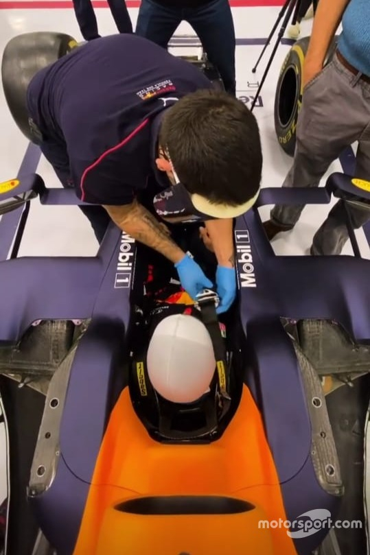 Sergio Pérez se realiza el asiento en Red Bull Racing