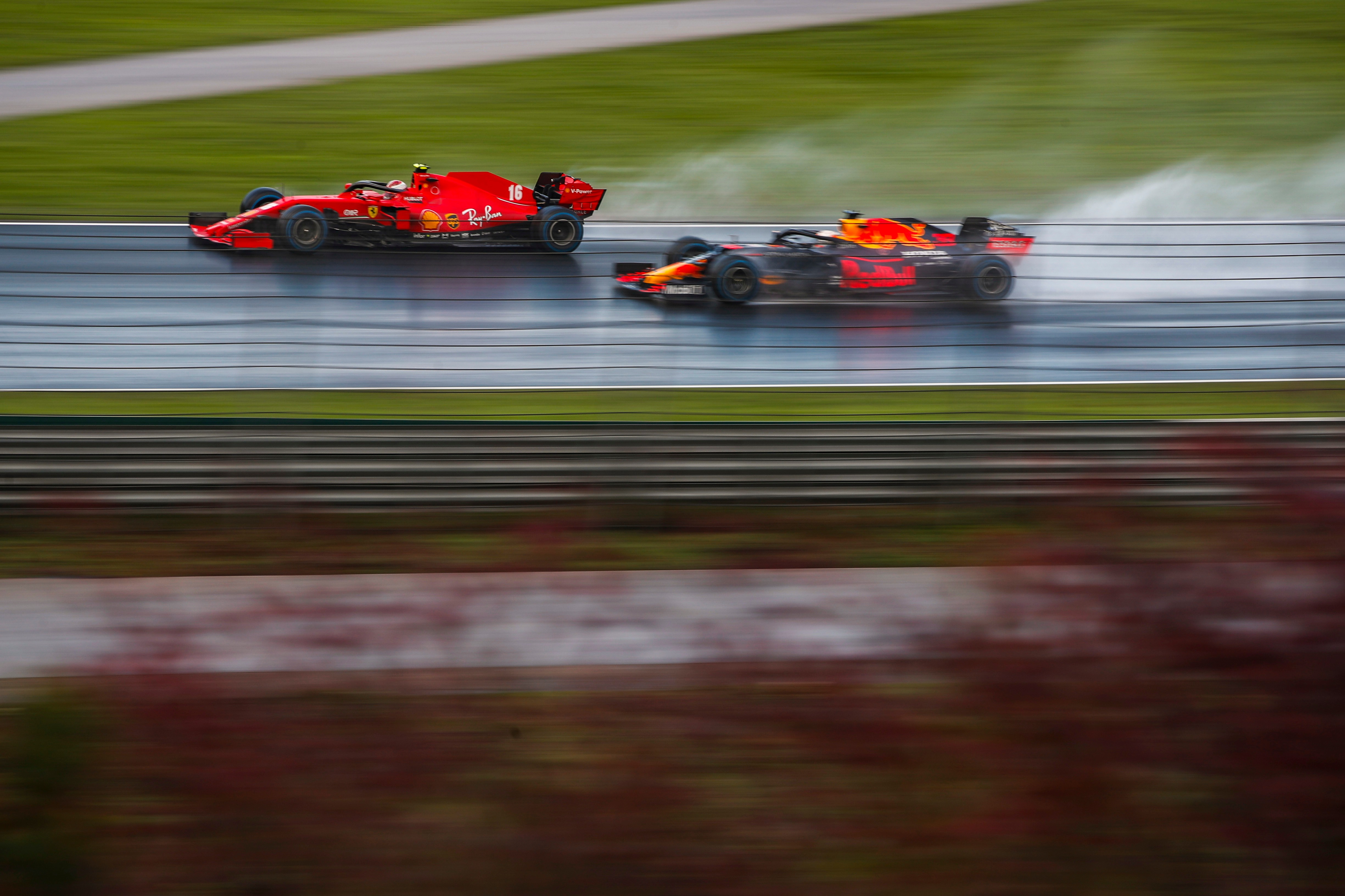 Max Verstappen, Charles Leclerc 2020 Turkish GP