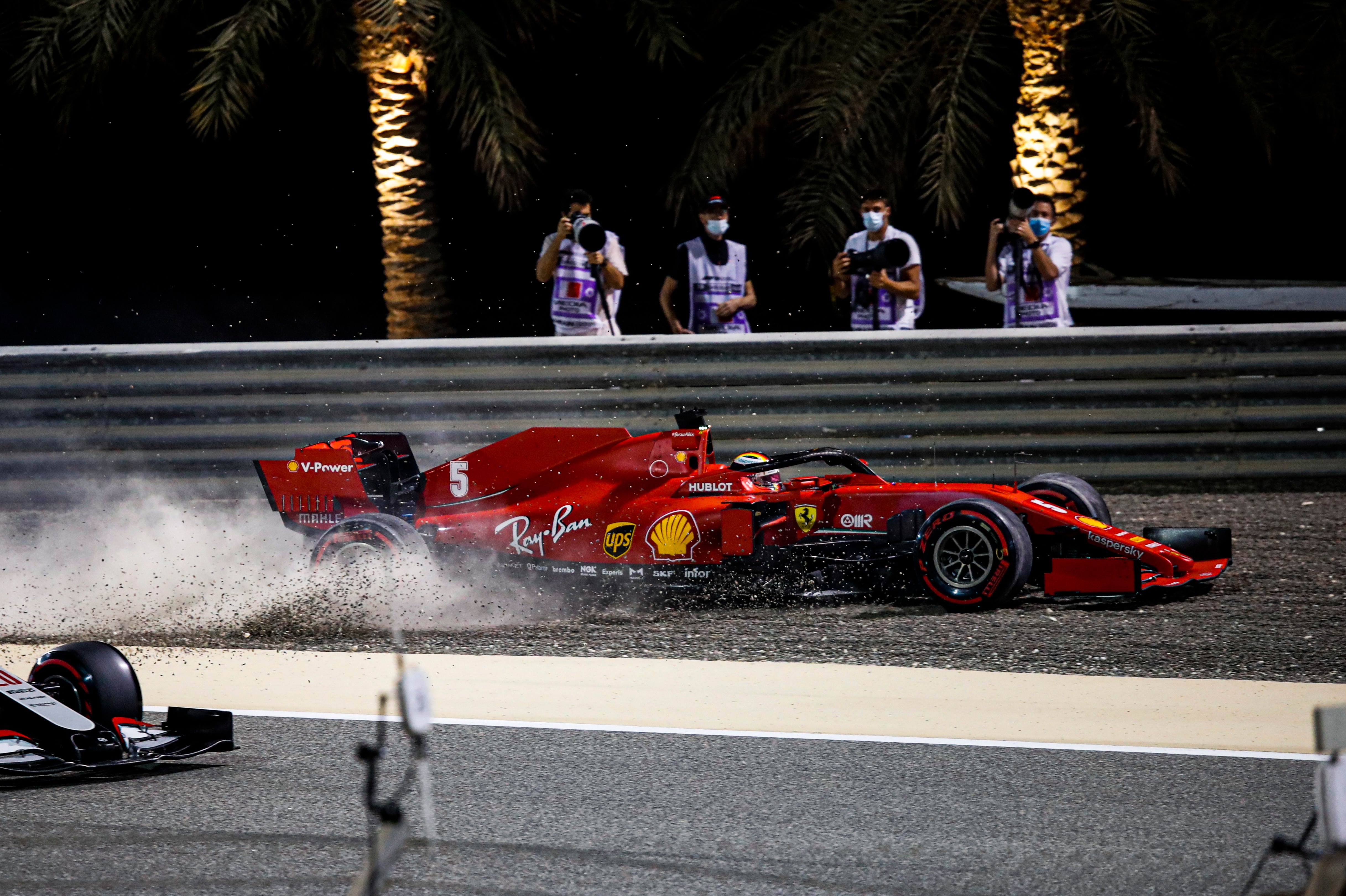 Sebastian Vettel, Ferrari, Bahrain 2020
