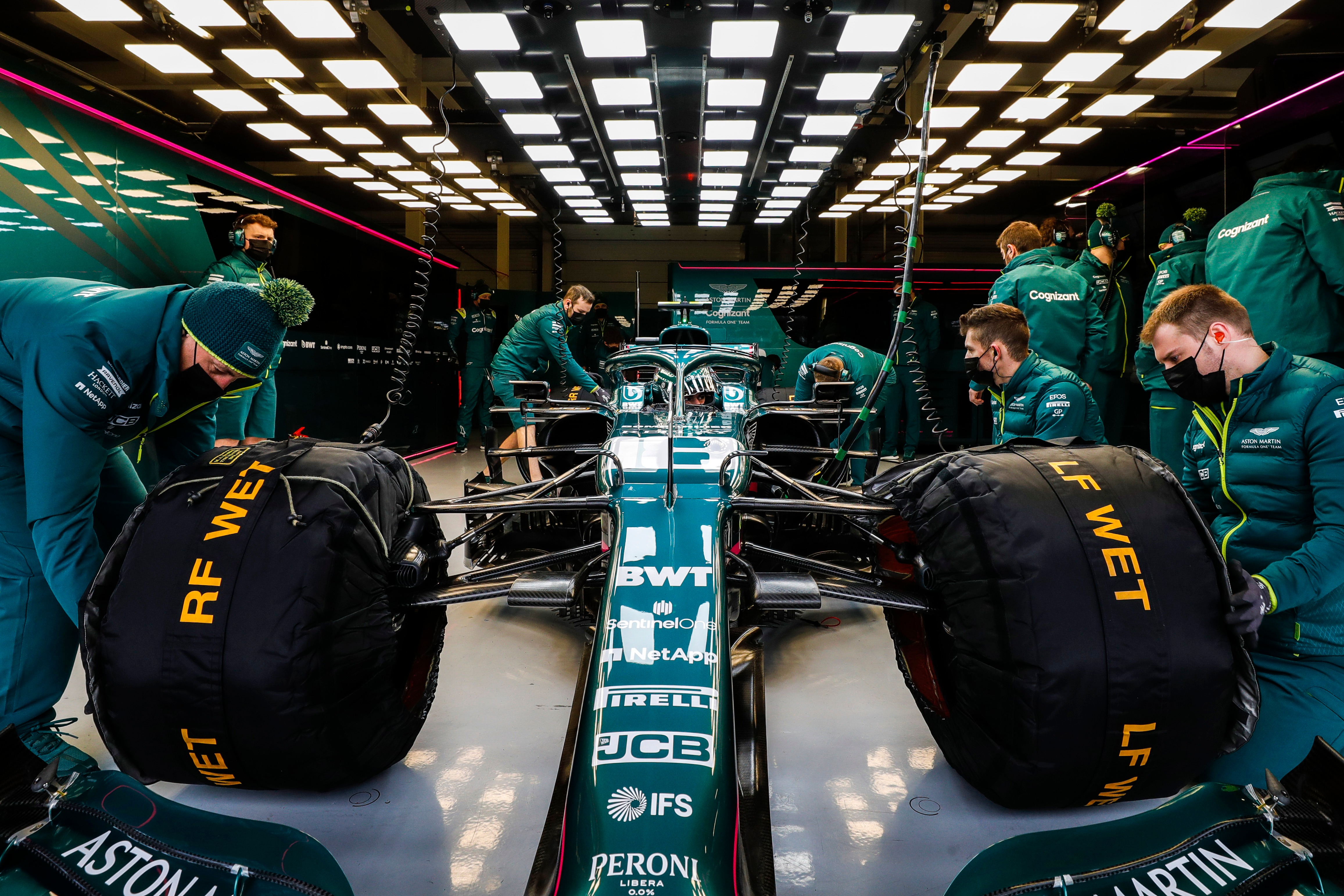 Lance Stroll Aston Martin F1 Team shakedown 2021