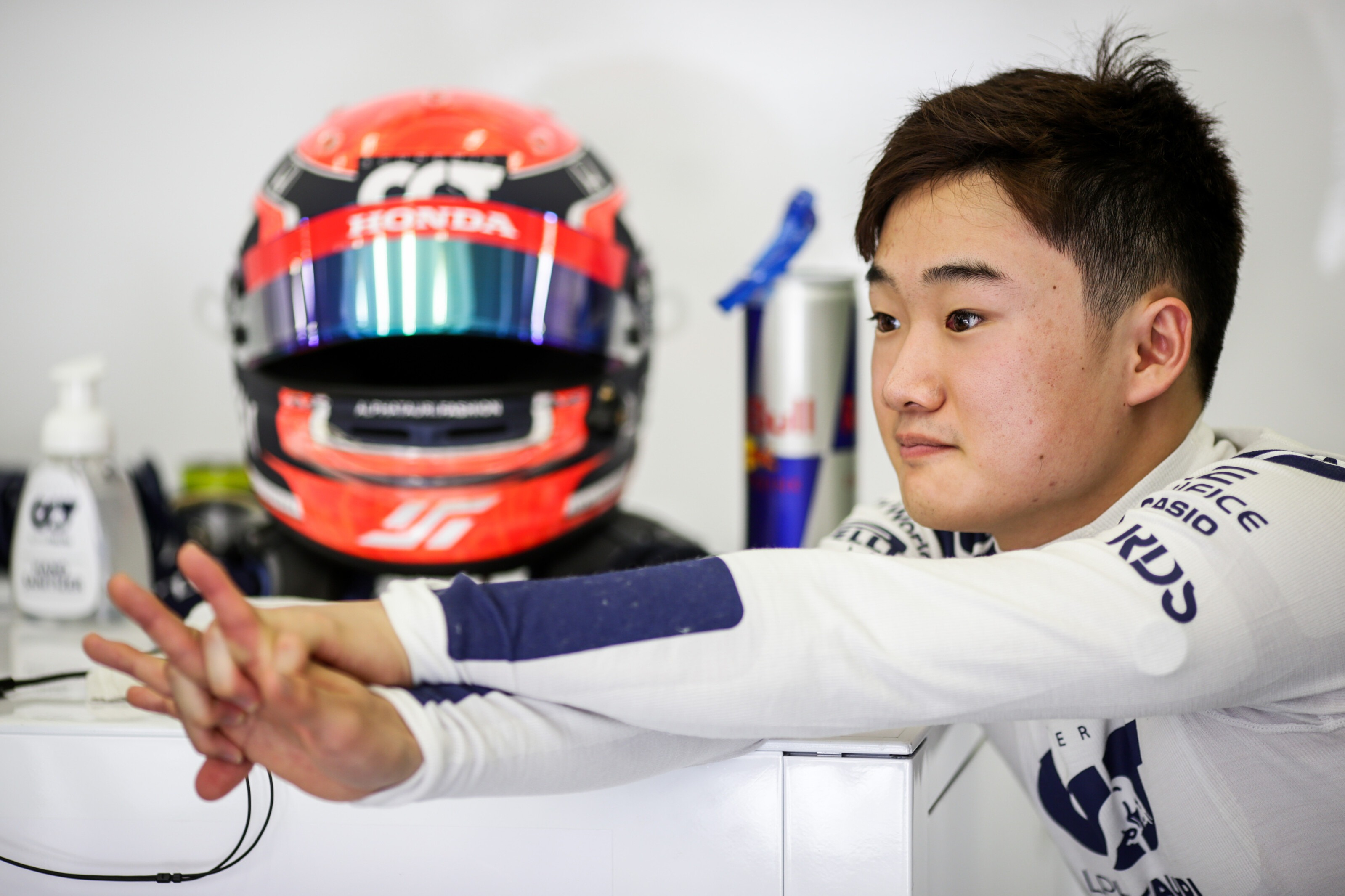 Yuki Tsunoda, AlphaTauri Bahrain F1 test 2021
