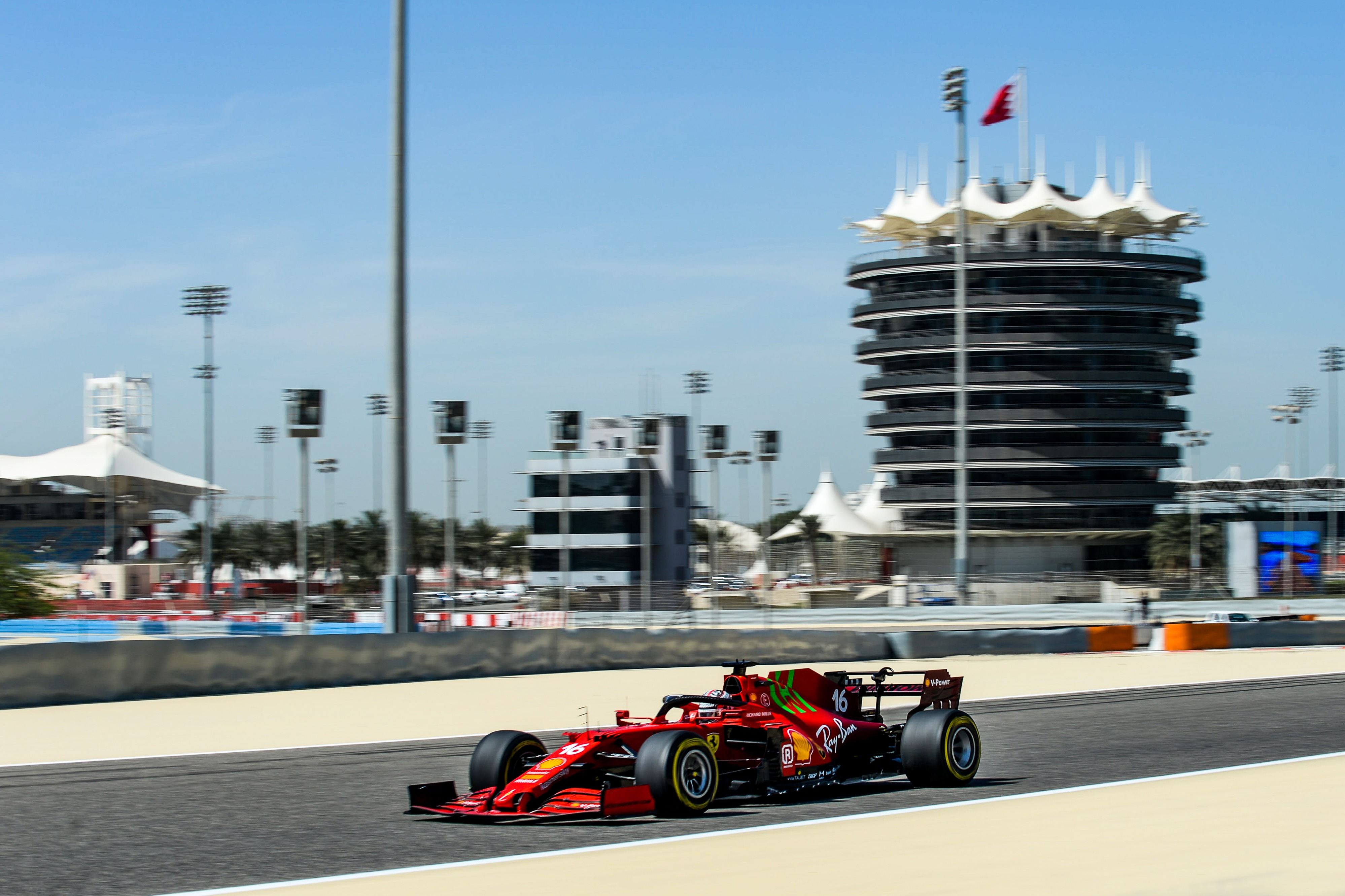 Charles Leclerc, Ferrari 2021 Bahrain F1 test