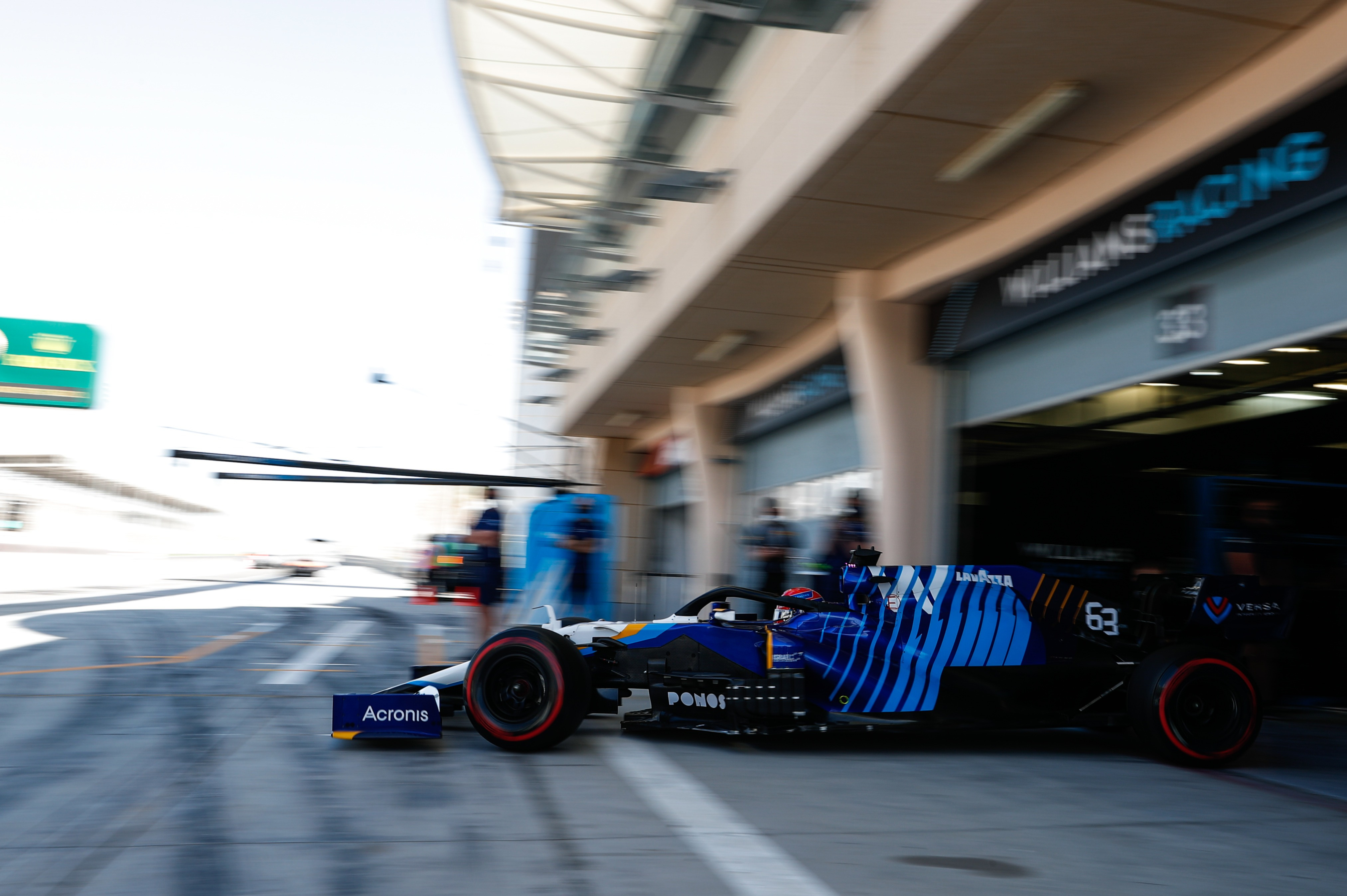 George Russell F1 2021 Bahrain test