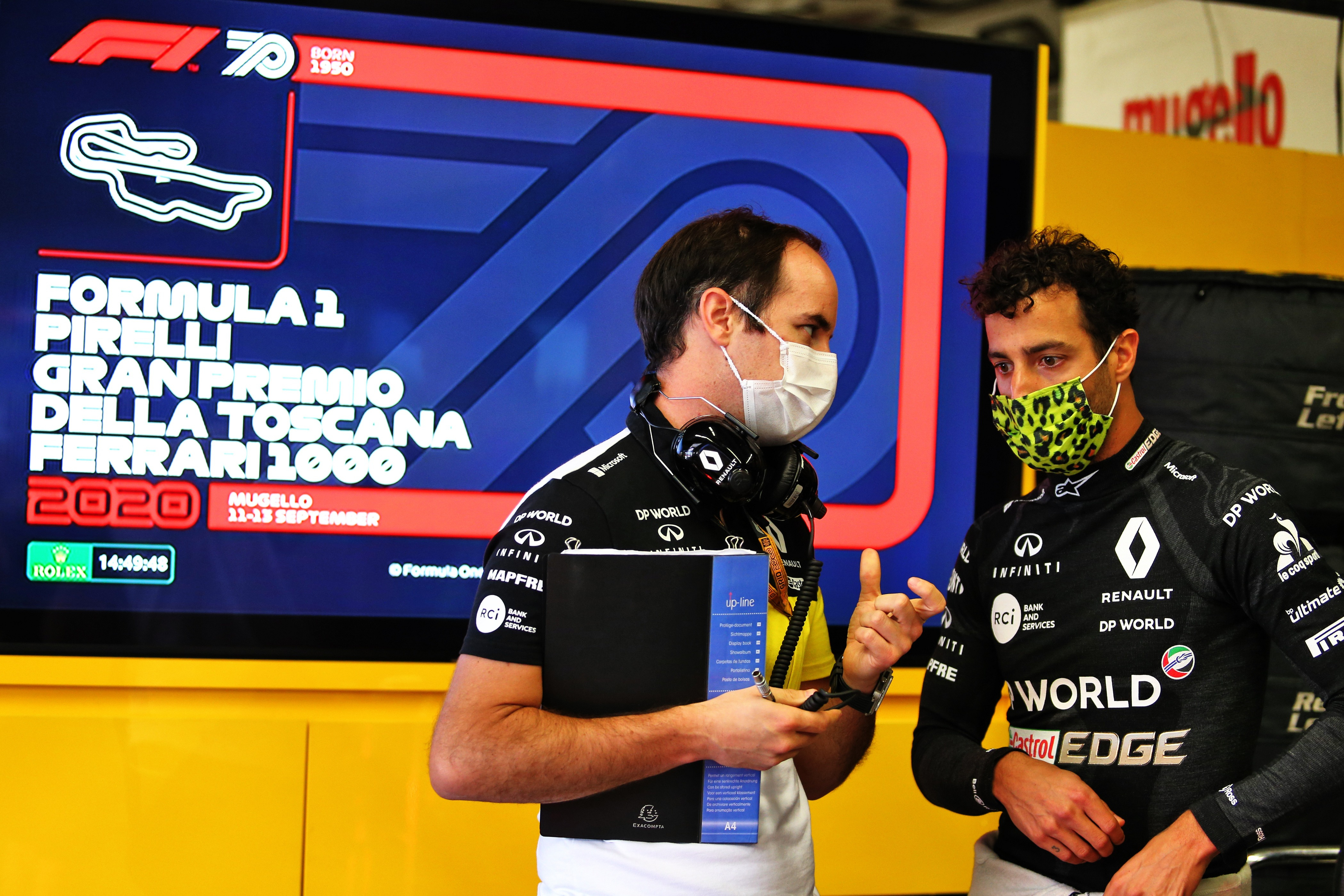 Karel Loos, Daniel Ricciardo, 2020 Tuscan GP