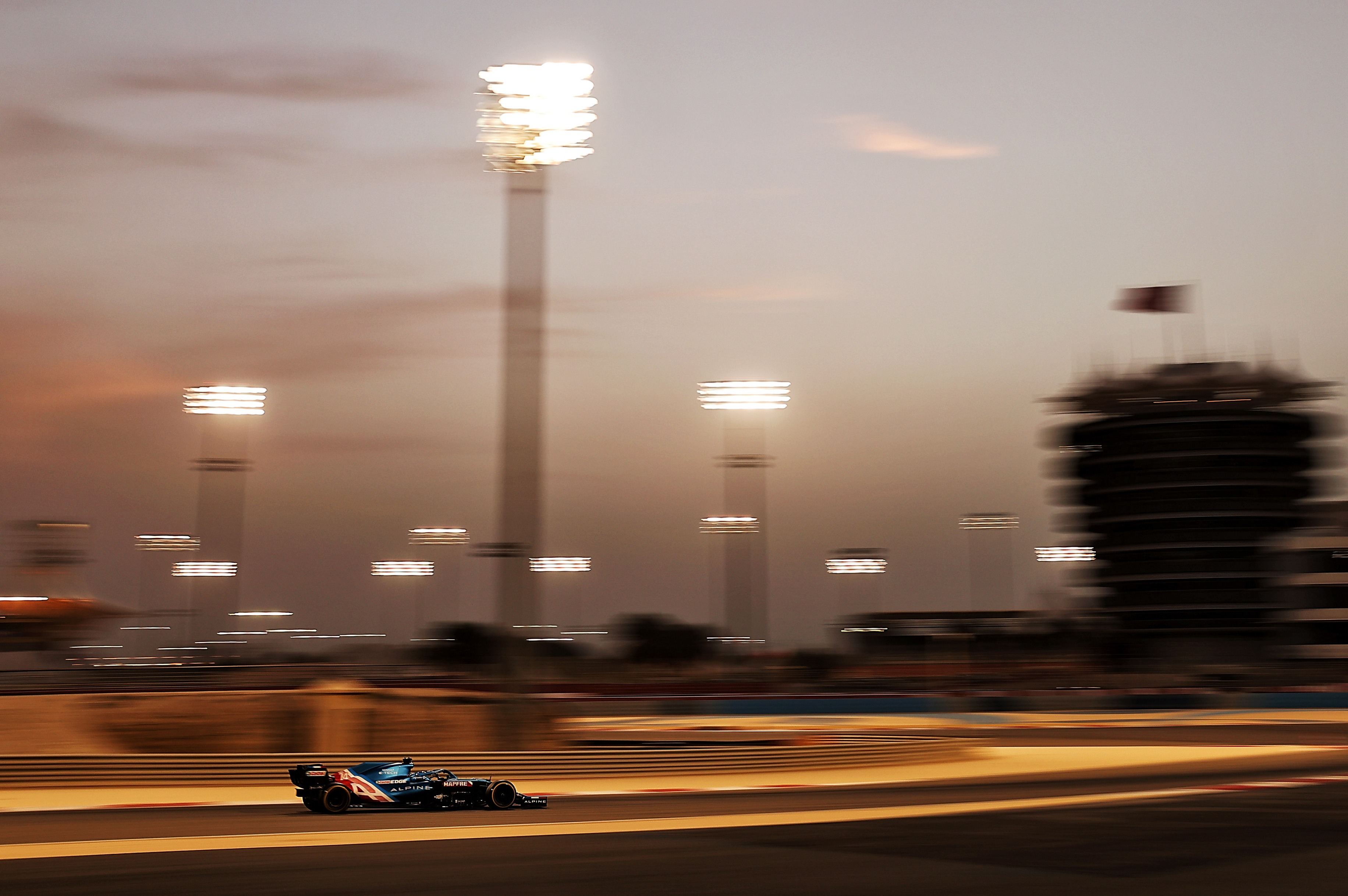 Fernando Alonso, 2021 Bahrain F1 test