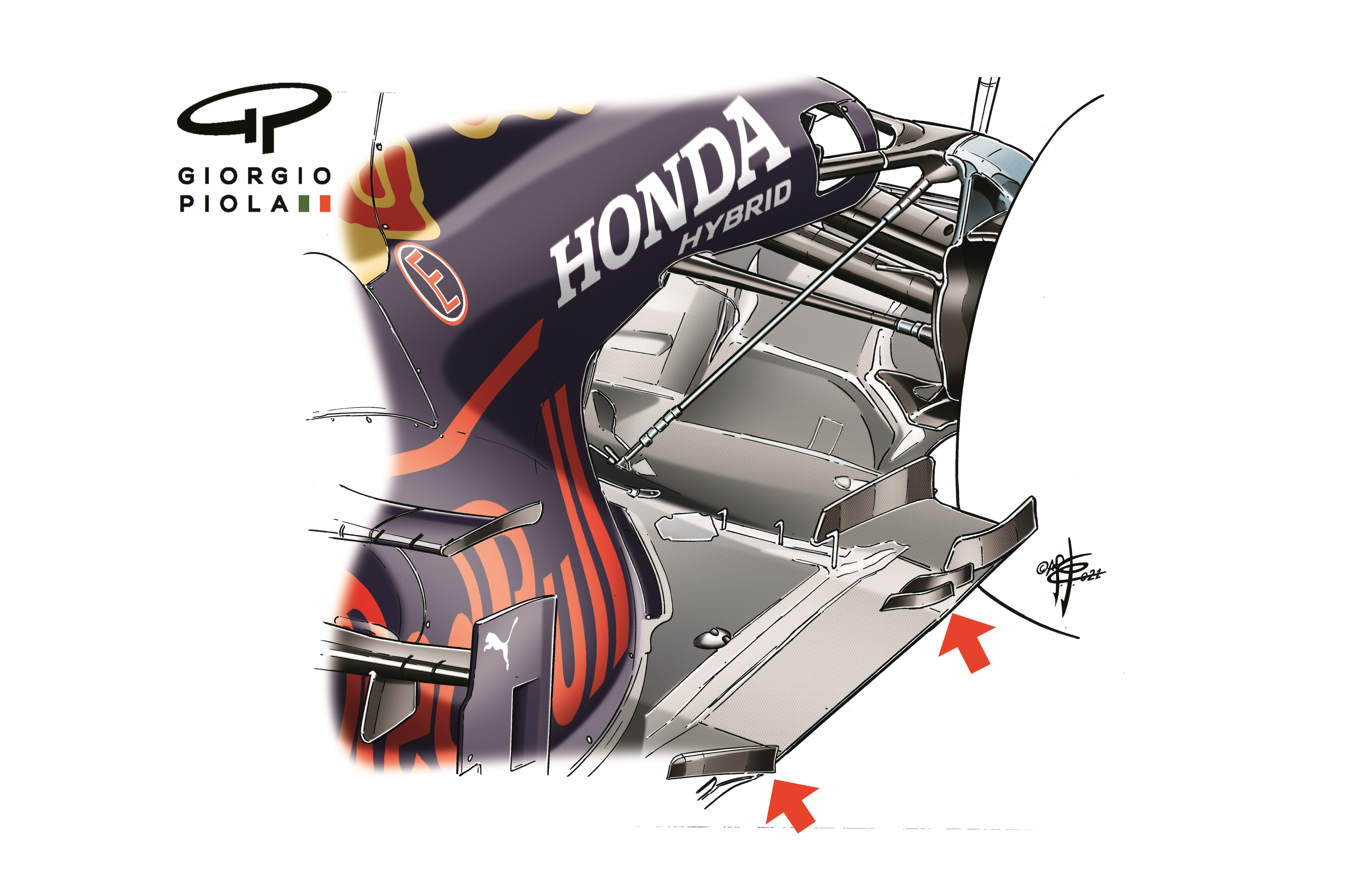 Red Bull rear suspension
