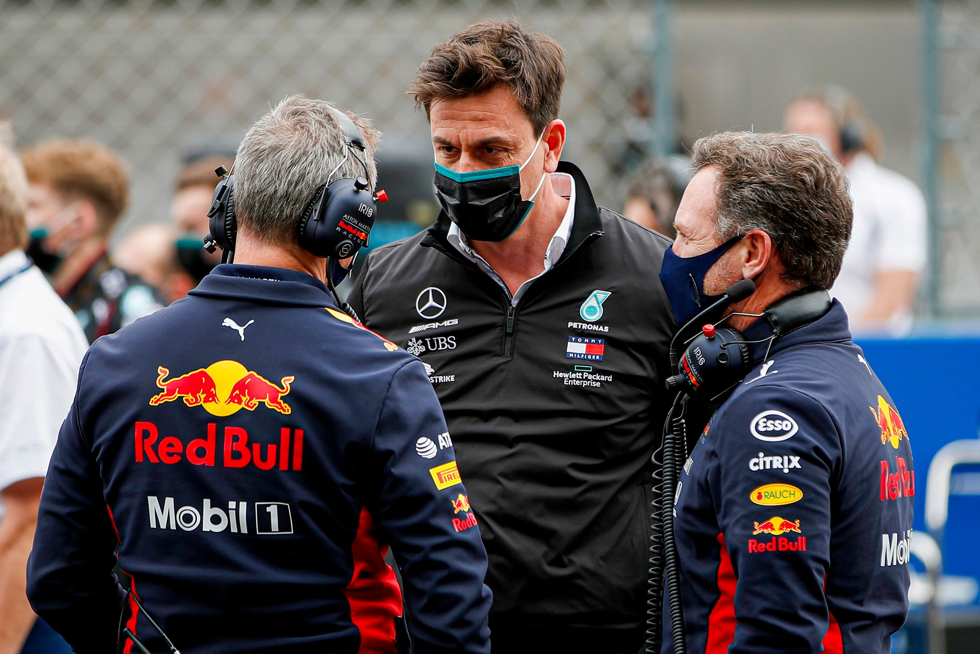 Toto Wolff and Christian Horner