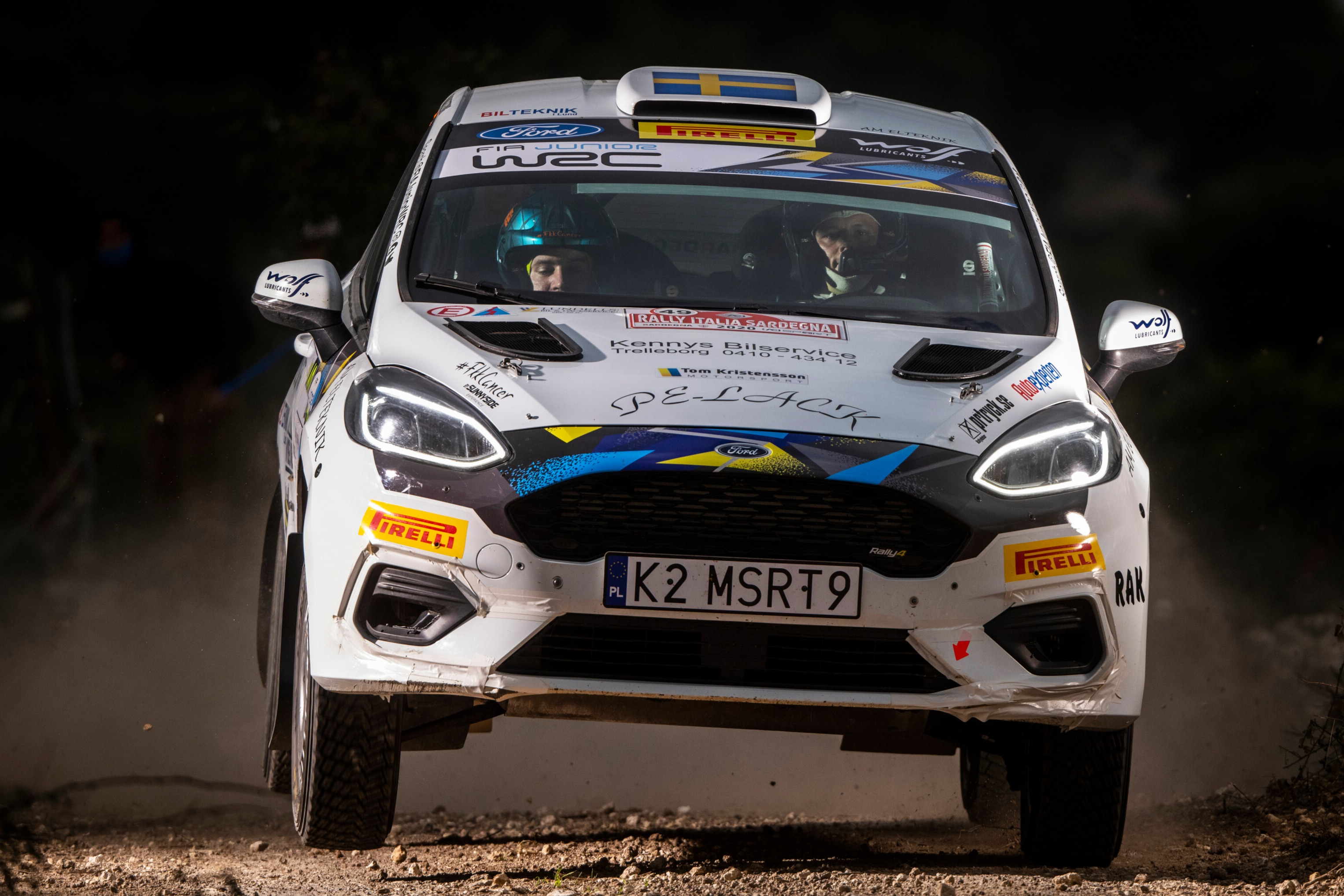 Tom Kristensson, Junior WRC 2020 Rally Sardinia