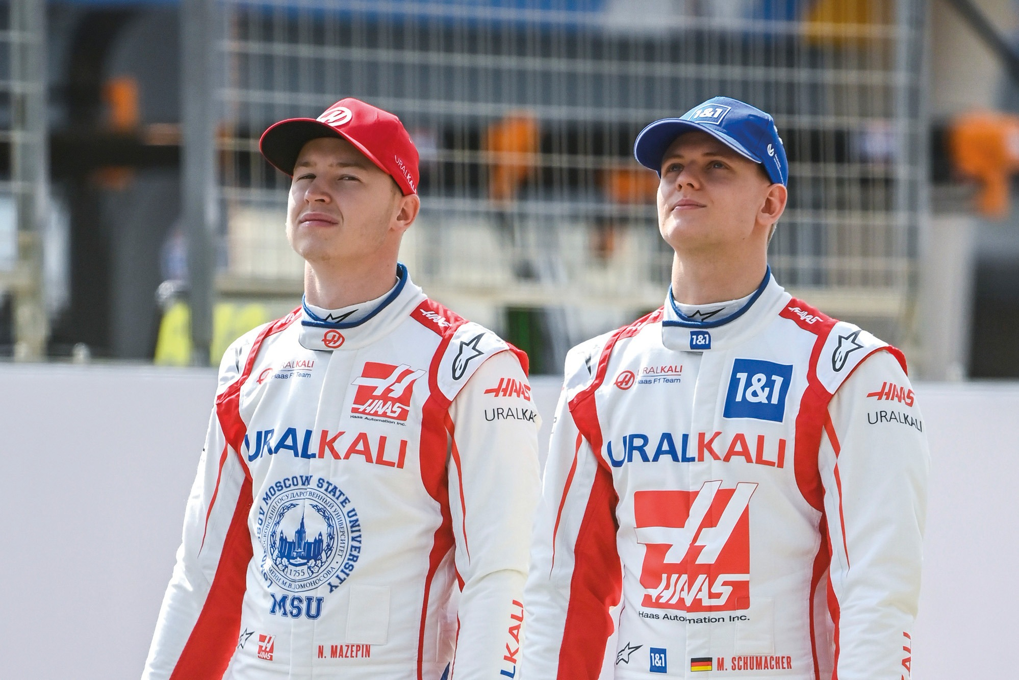 Nikita Mazepin and Mick Schumacher