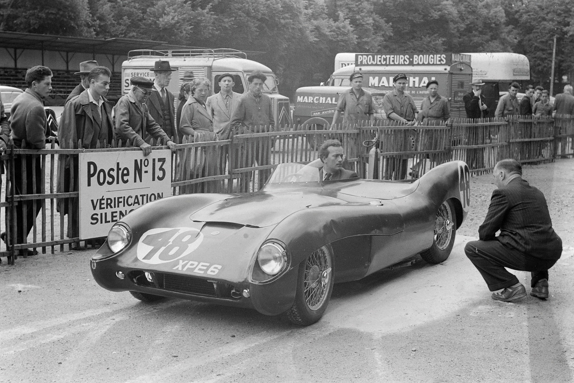 Chapman contested the 1955 Le Mans 24 Hours in one of his Lotus Elevens