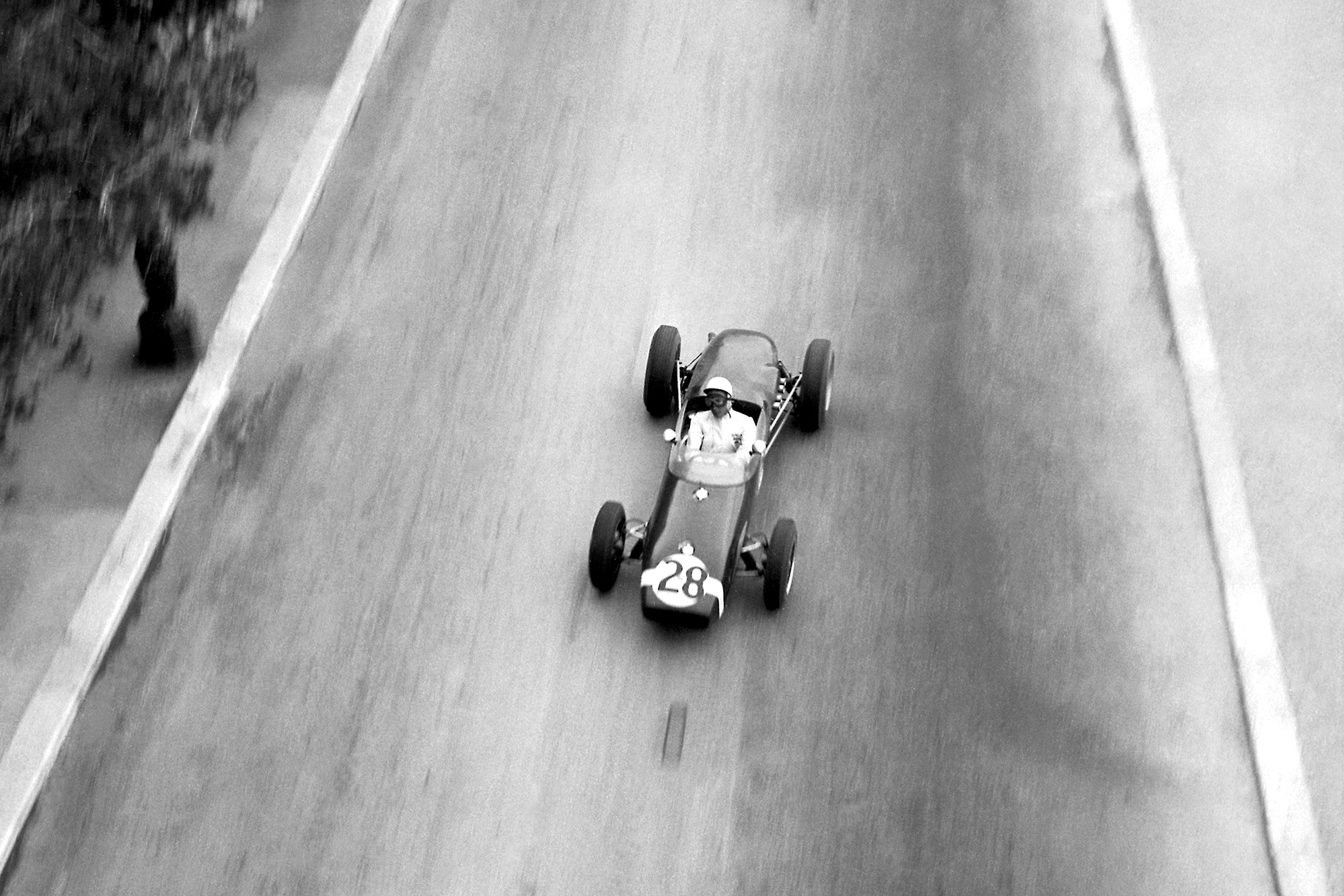 Stirling Moss took the first world championship F1 victory for Lotus at Monaco, in a privately entered 18