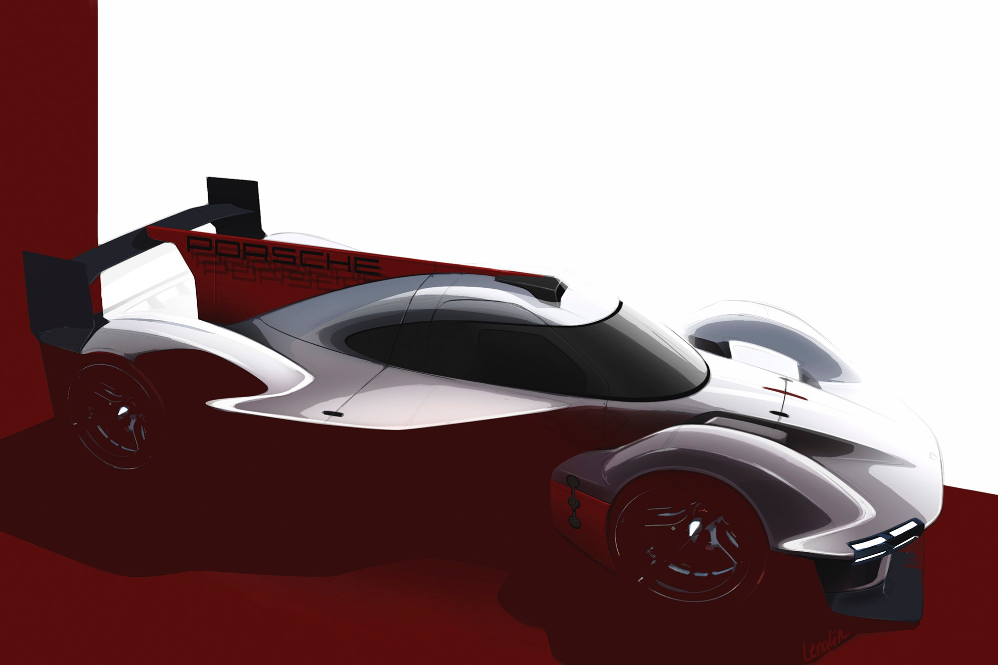 Porsche LMDh concept design