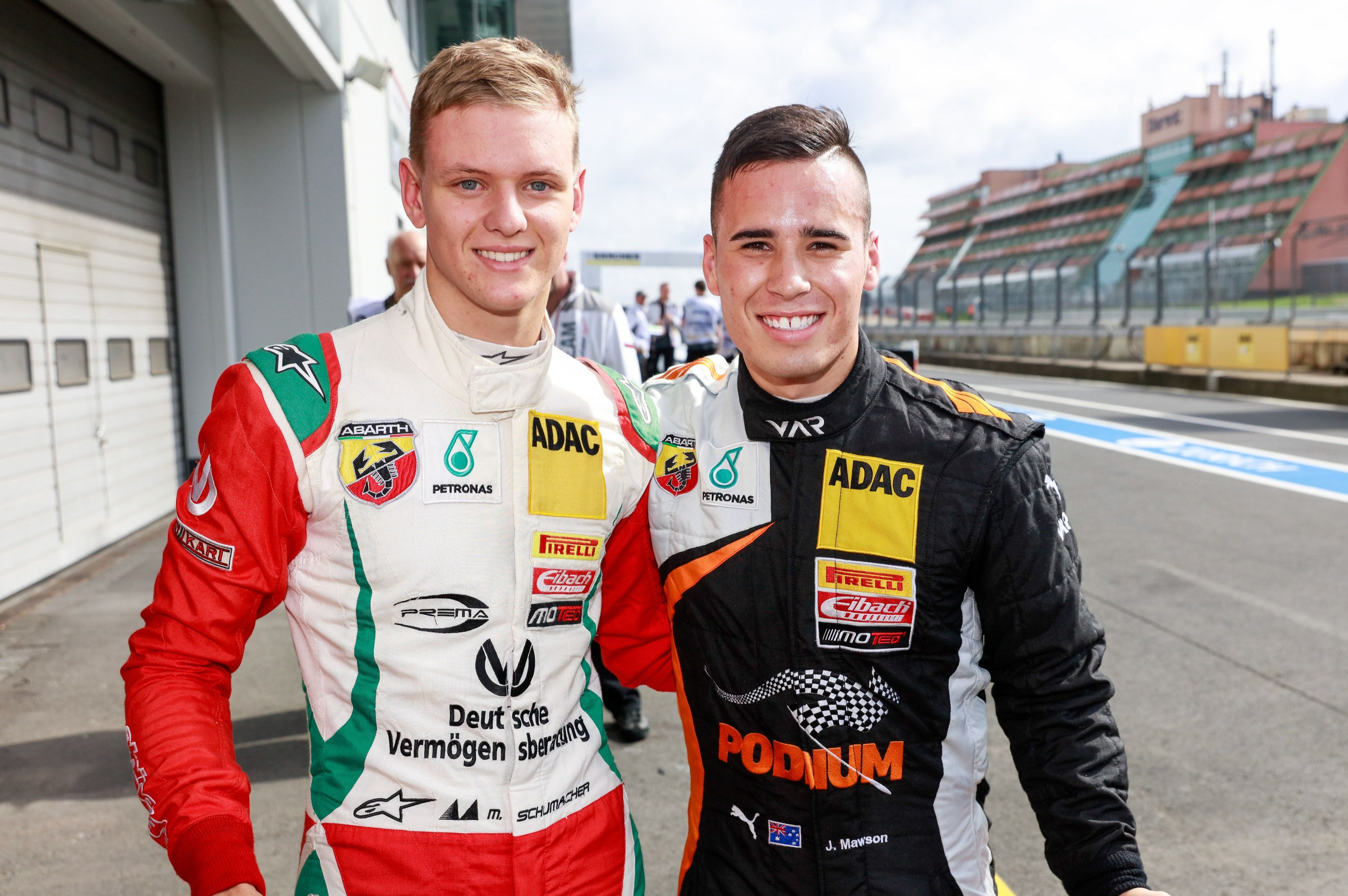 Mick Schumacher, Joey Mawson 2016 ADAC F4