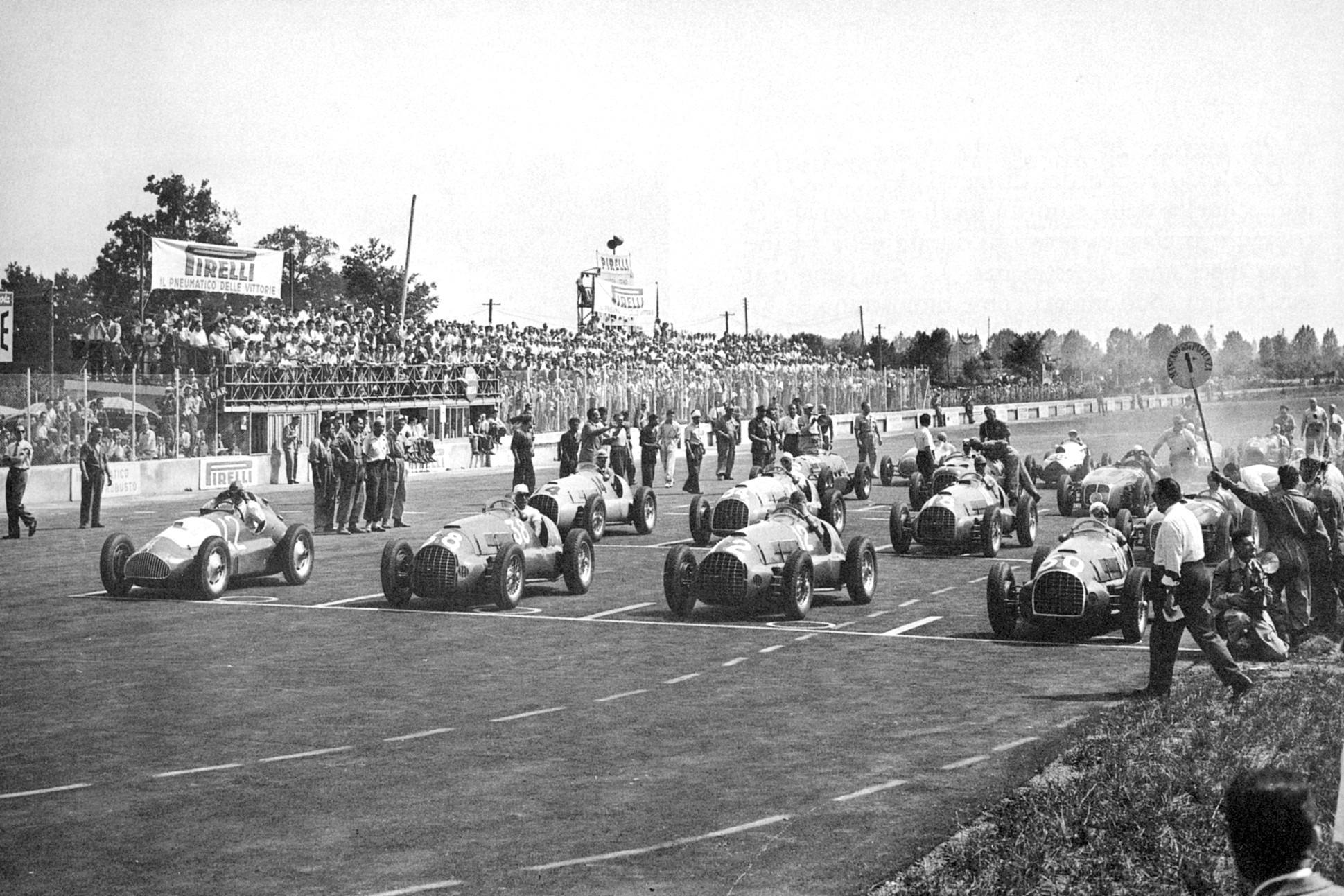 1949 Monza GP start