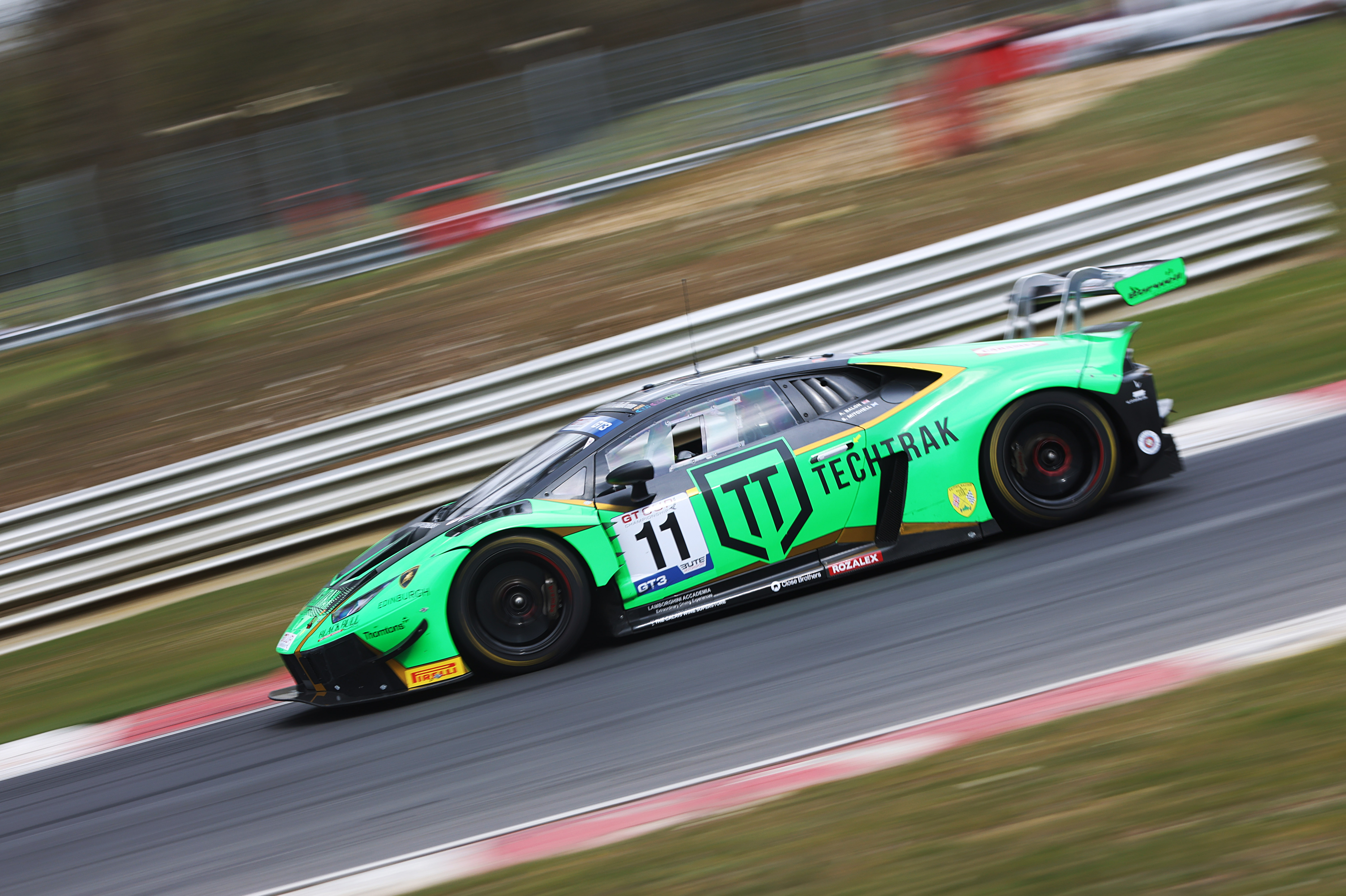 Adam Balon, Sandy Mitchell (Barwell Lamborghini) GT Cup Brands Hatch 2021