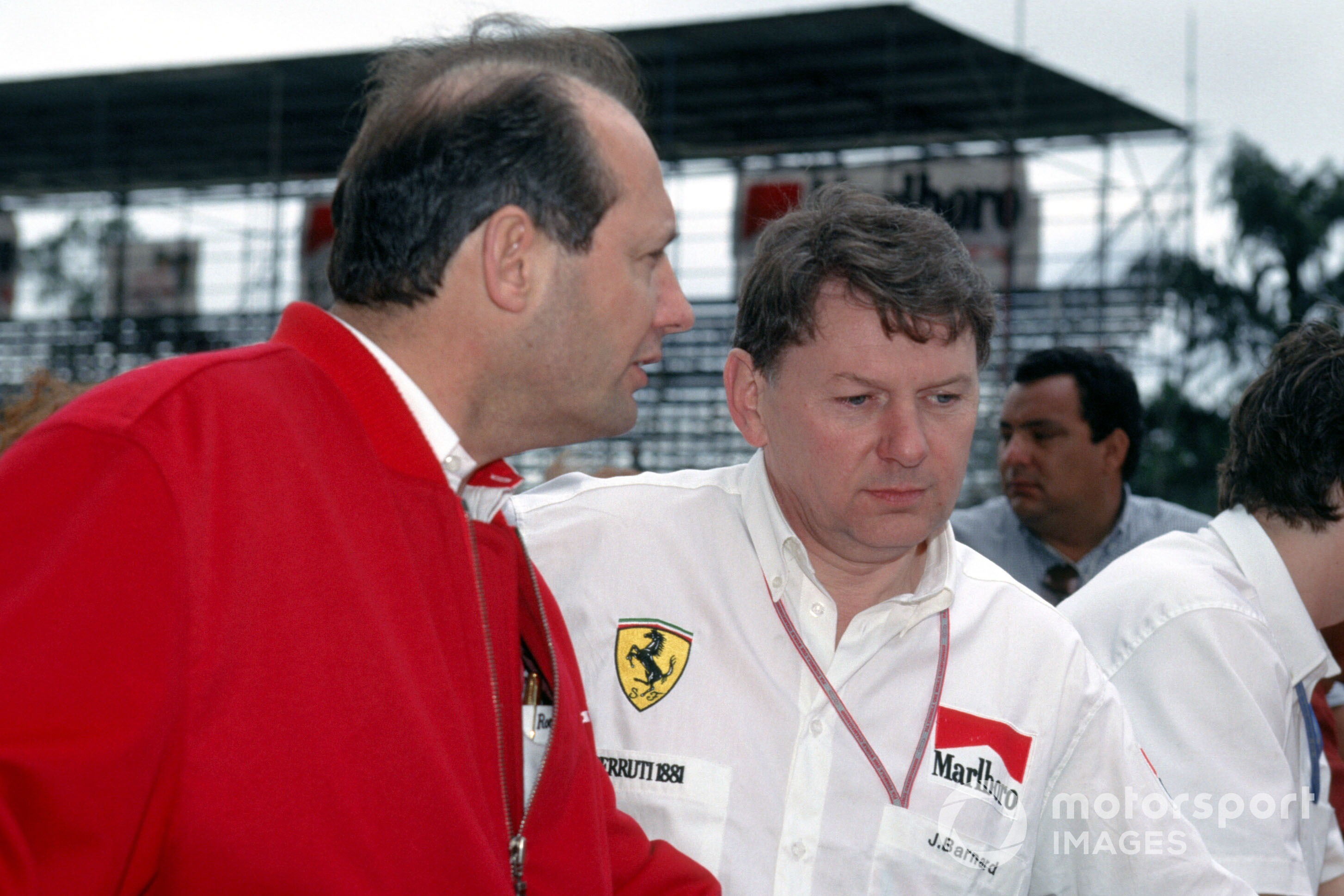John Barnard and Ron Dennis, 1995 Brazilian Grand Prix