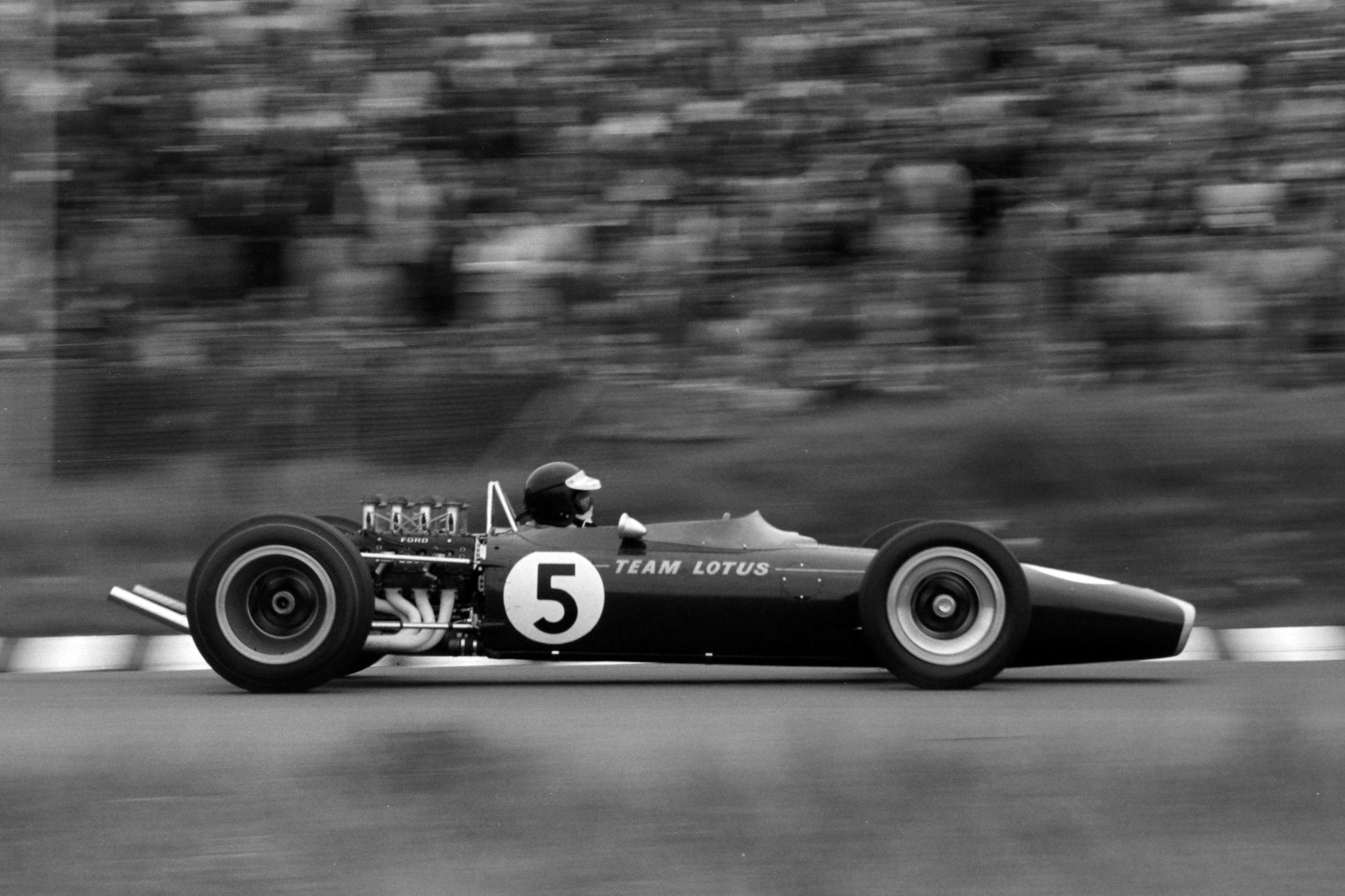 Clark gave the new Lotus 49 a debut victory in the 1967 Dutch GP