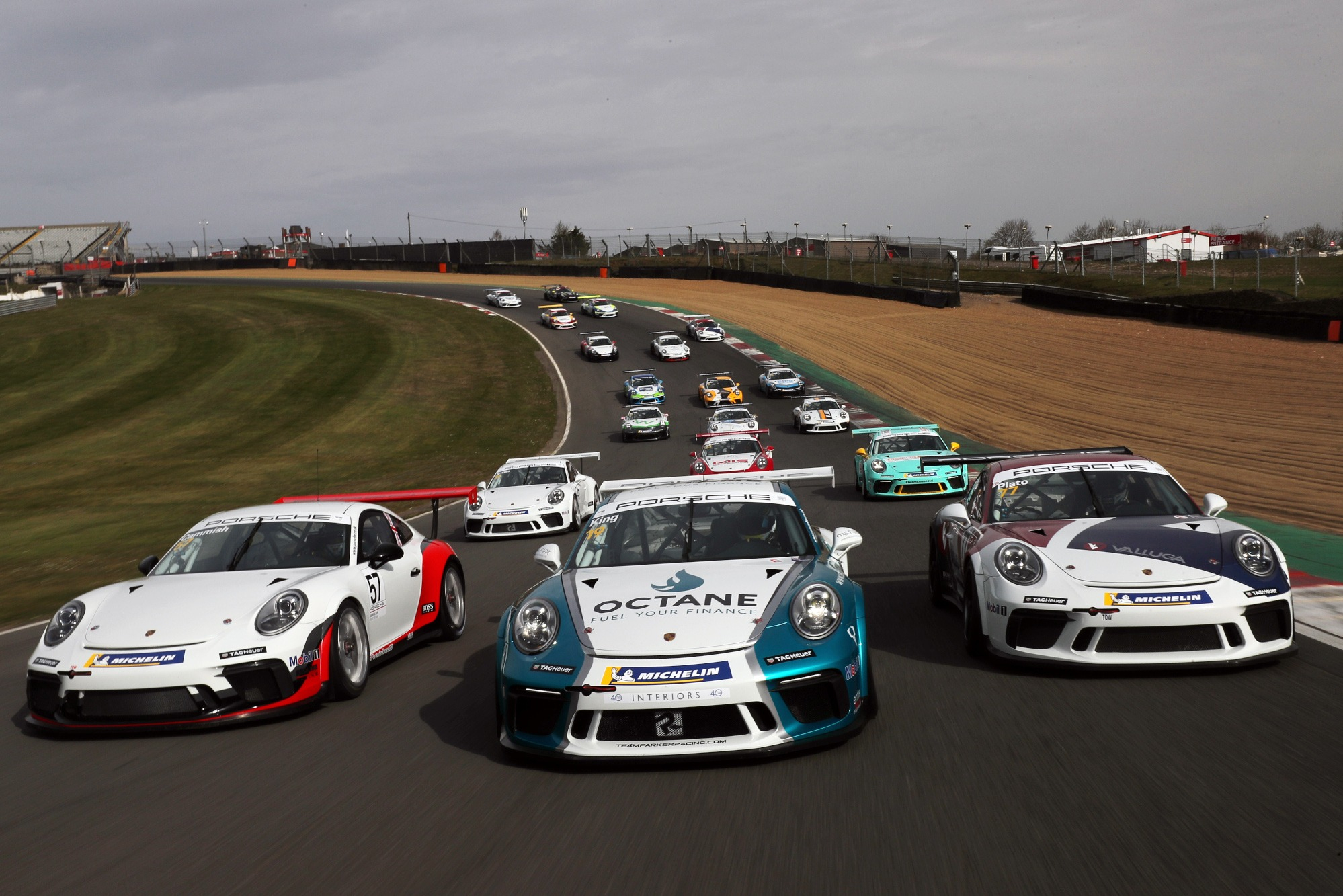 Porsche Carrera Cup GB tracking shots, 2021