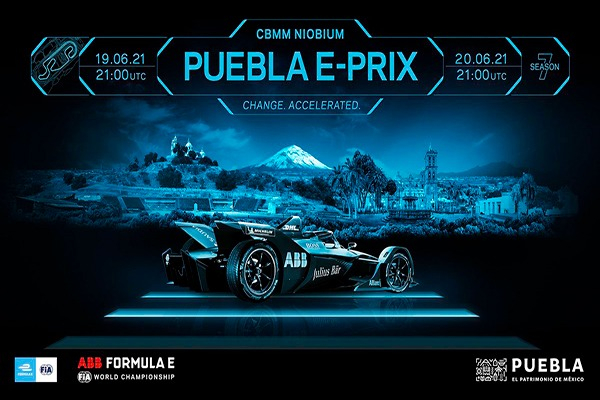 Poster del Puebla e-Prix Fórmula E