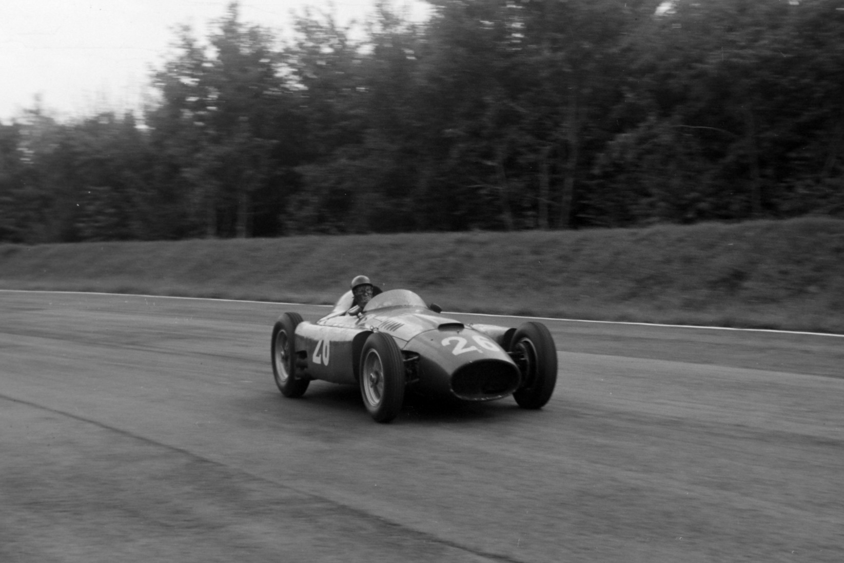 Collins sportingly gave his car up for Fangio in the 1956 Italian GP