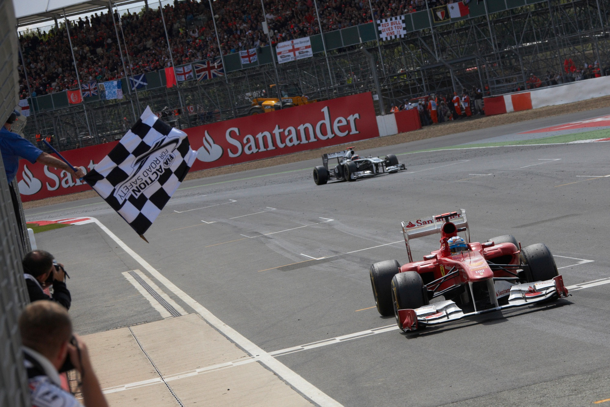 Alonso took Ferrari's only win of 2011 at Silverstone