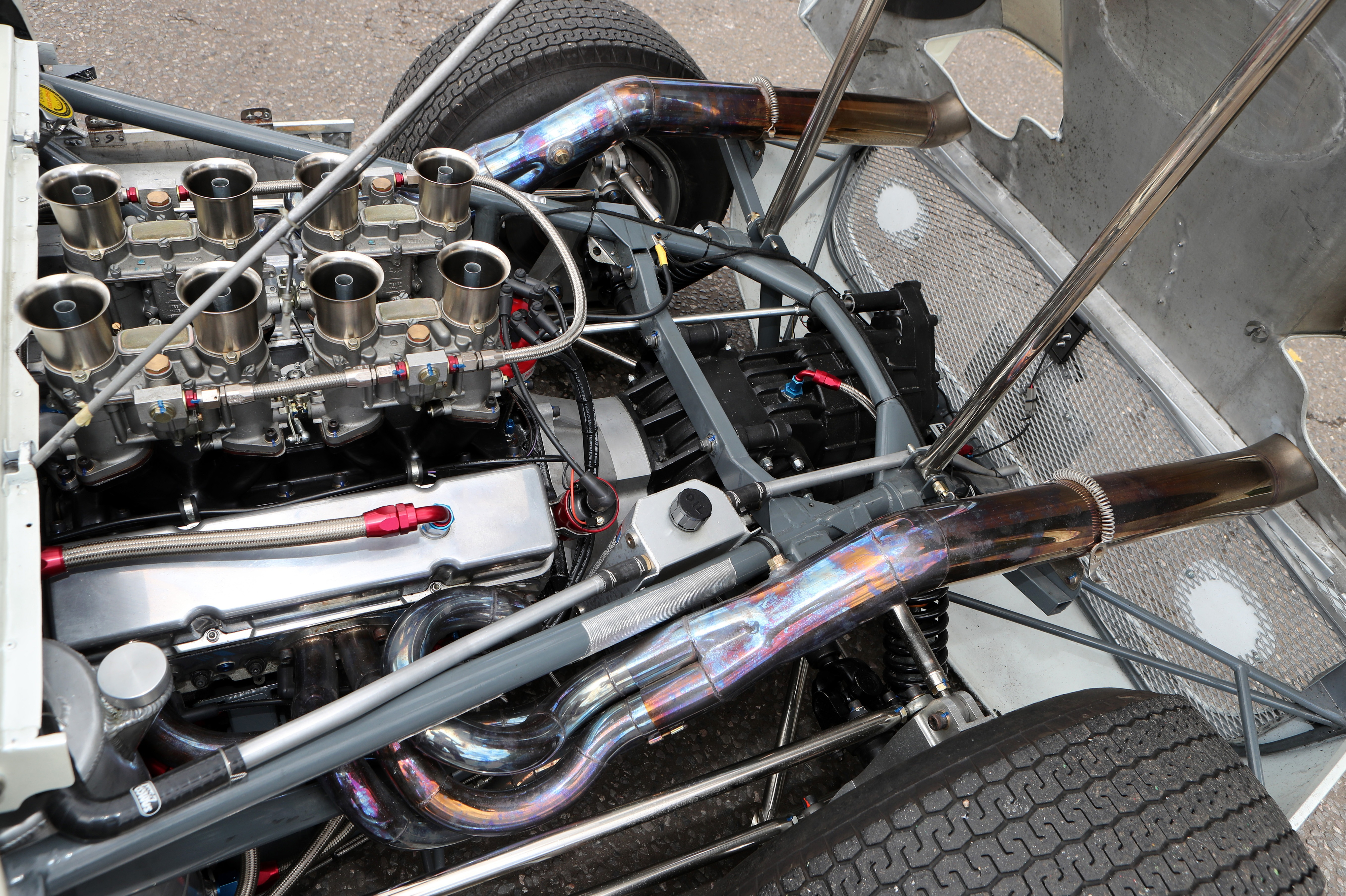 V8 Chevrolet engine is 
capable of about 400bhp