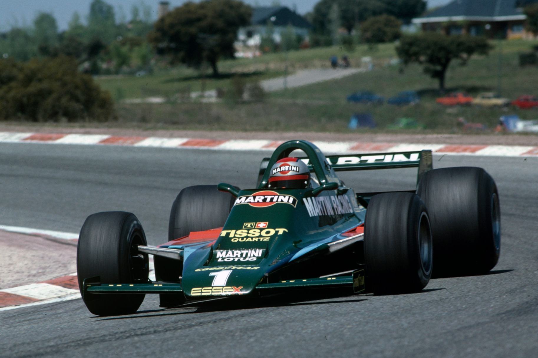 Mario Andretti claimed third in the 1979 Spanish GP, the sole high point for Chapman's Lotus 80