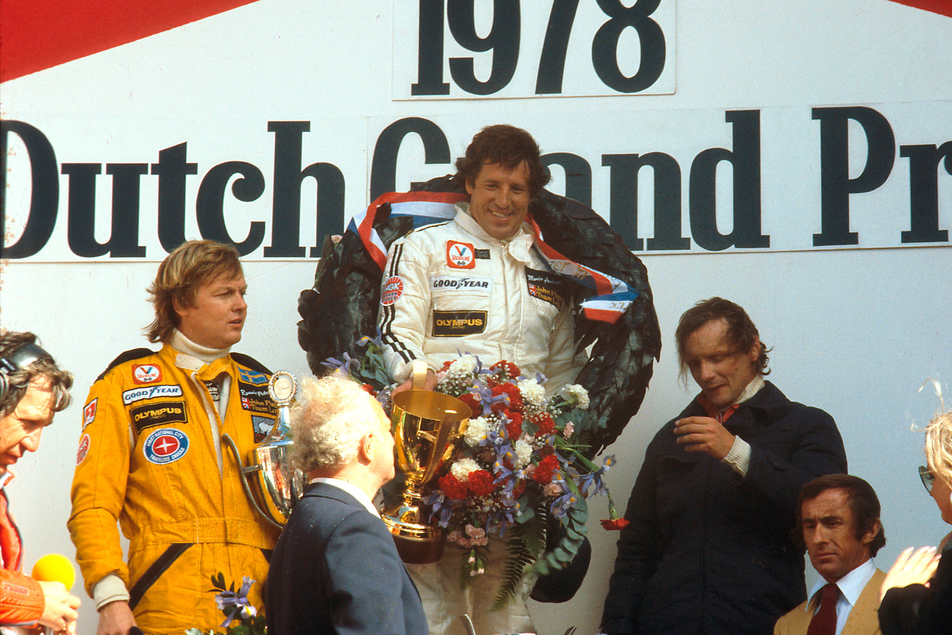 Andretti headed Peterson in fourth Lotus 1-2 of 1978 at Zandvoort, but tragedy would soon follow