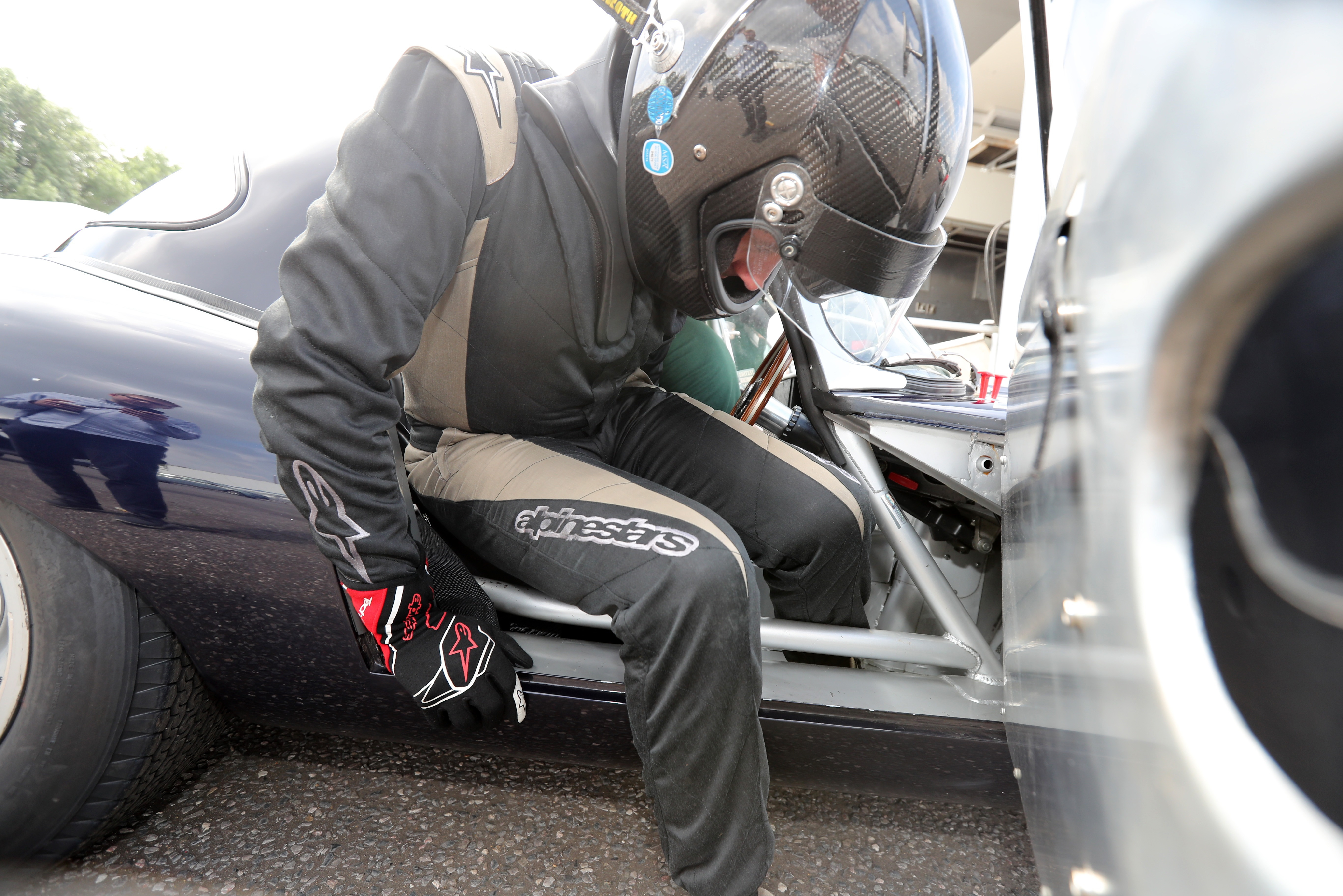 Fitting his tall frame into KTU was a challenge, but Anderson found it a treat to drive