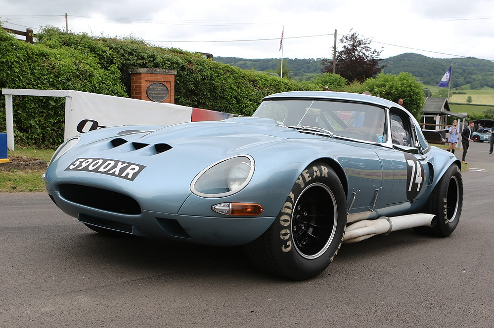 The newly-restored one-off Egal wowed onlookers at the Shelsley Walsh hillclimb
