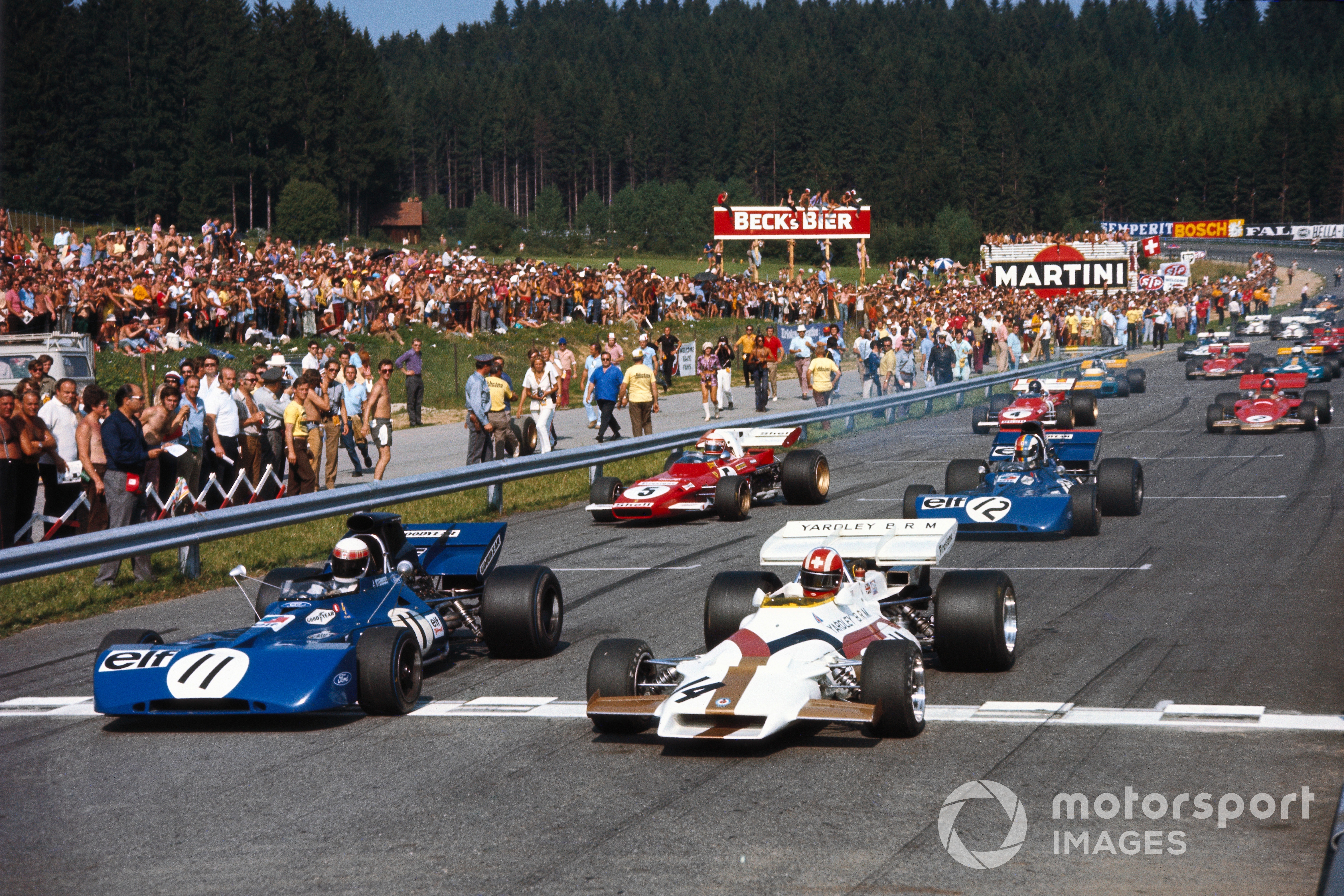 Jo Siffert starts on pole for the 1971 Austrian GP