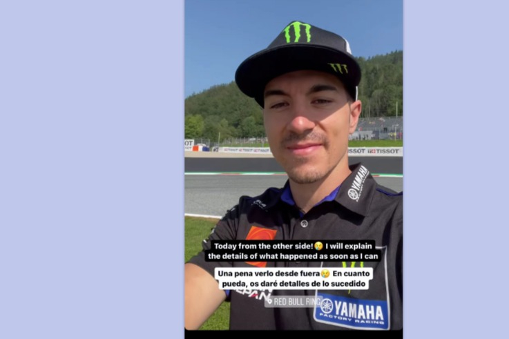 Captura redes sociales Maverick Viñales