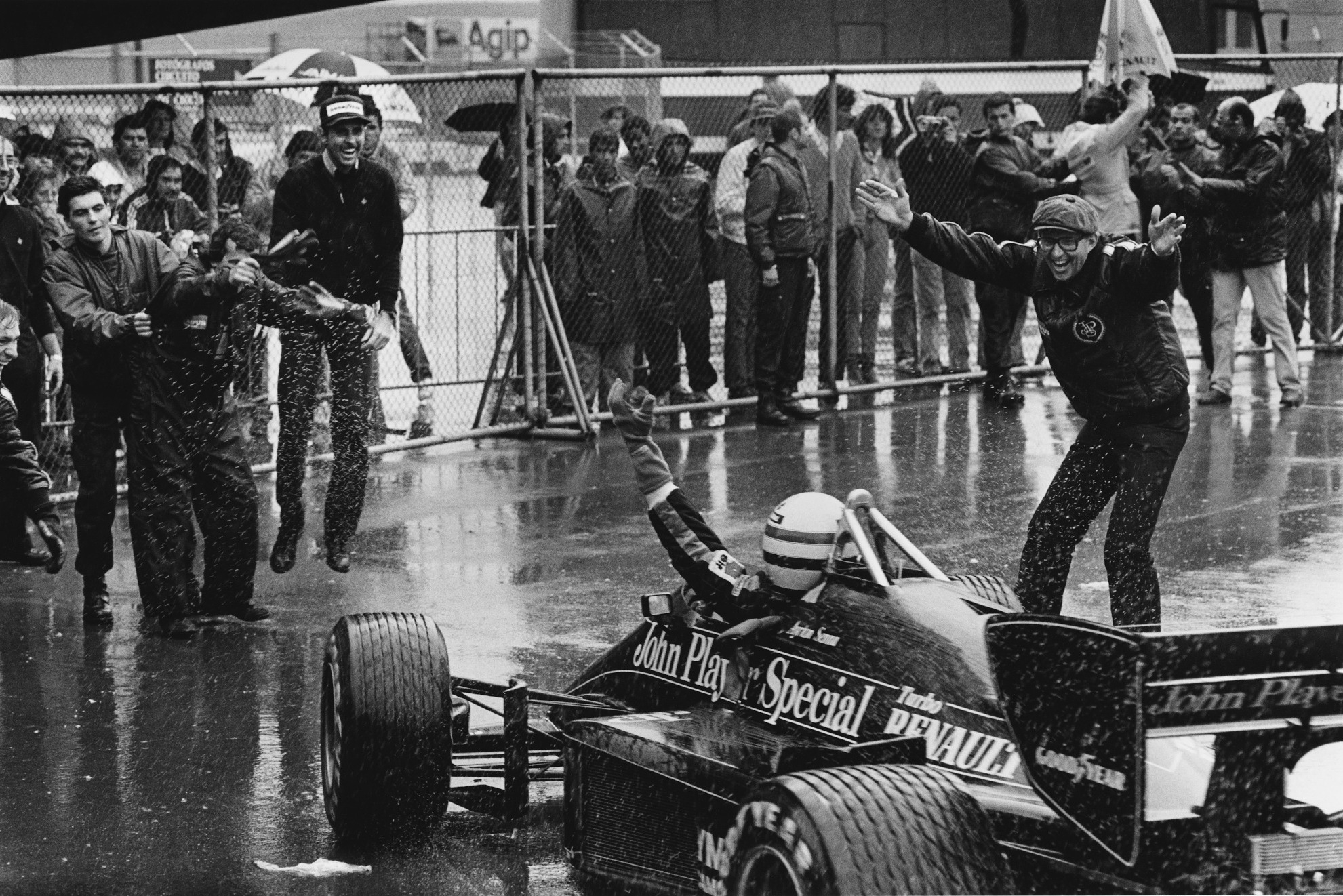 Warr's signing of Senna for 1985 yielded victory at only the second time of asking when the Brazilian scored his first and, arguably, finest win in the wet at Estoril