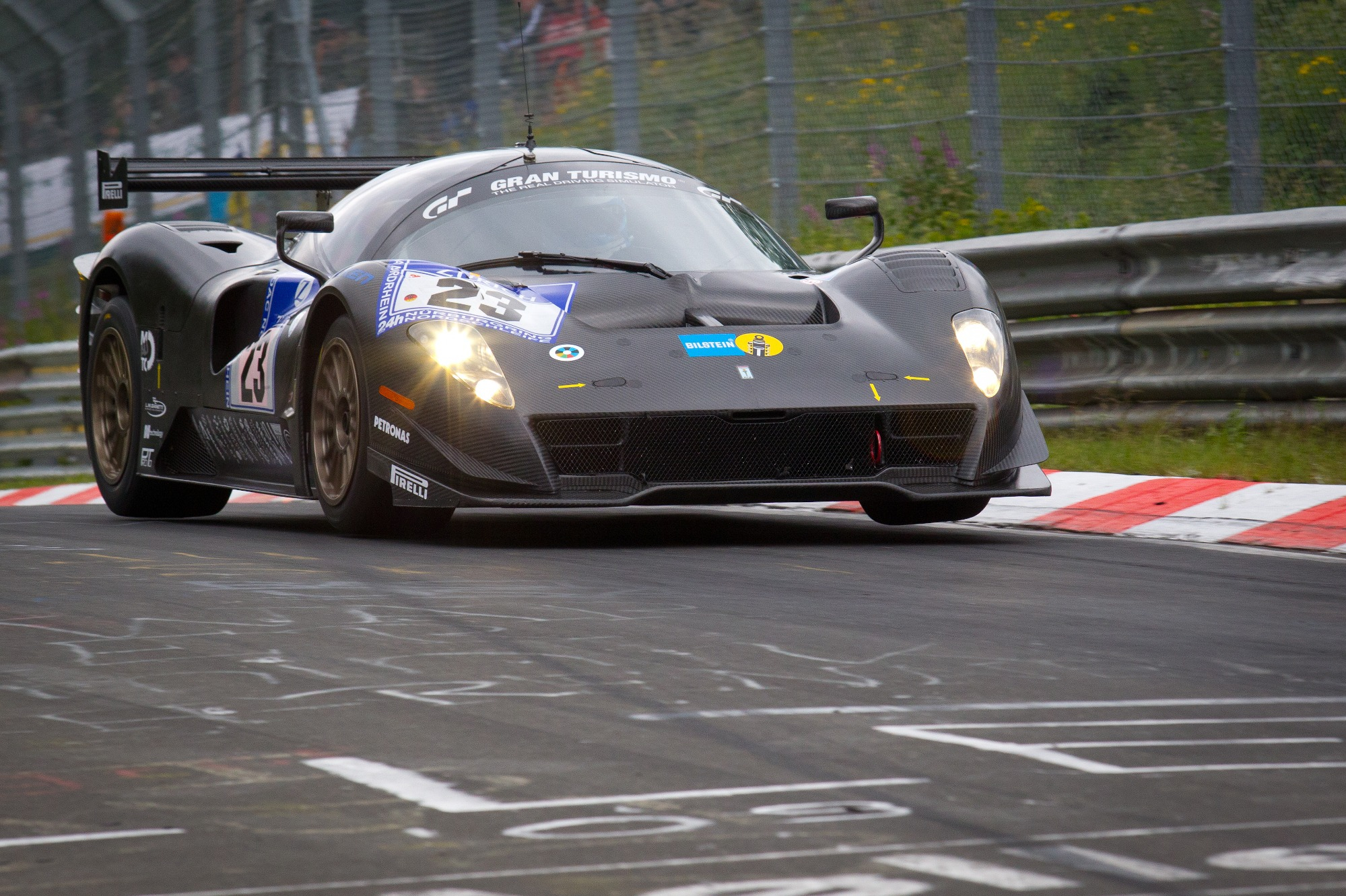 Glickenhaus' motorsport journey started at the Nurburgring 24 in 2011 with Giovanardi, Larini and Salo brought in to race the F430-based P4/5 Competizione that finished 39th 