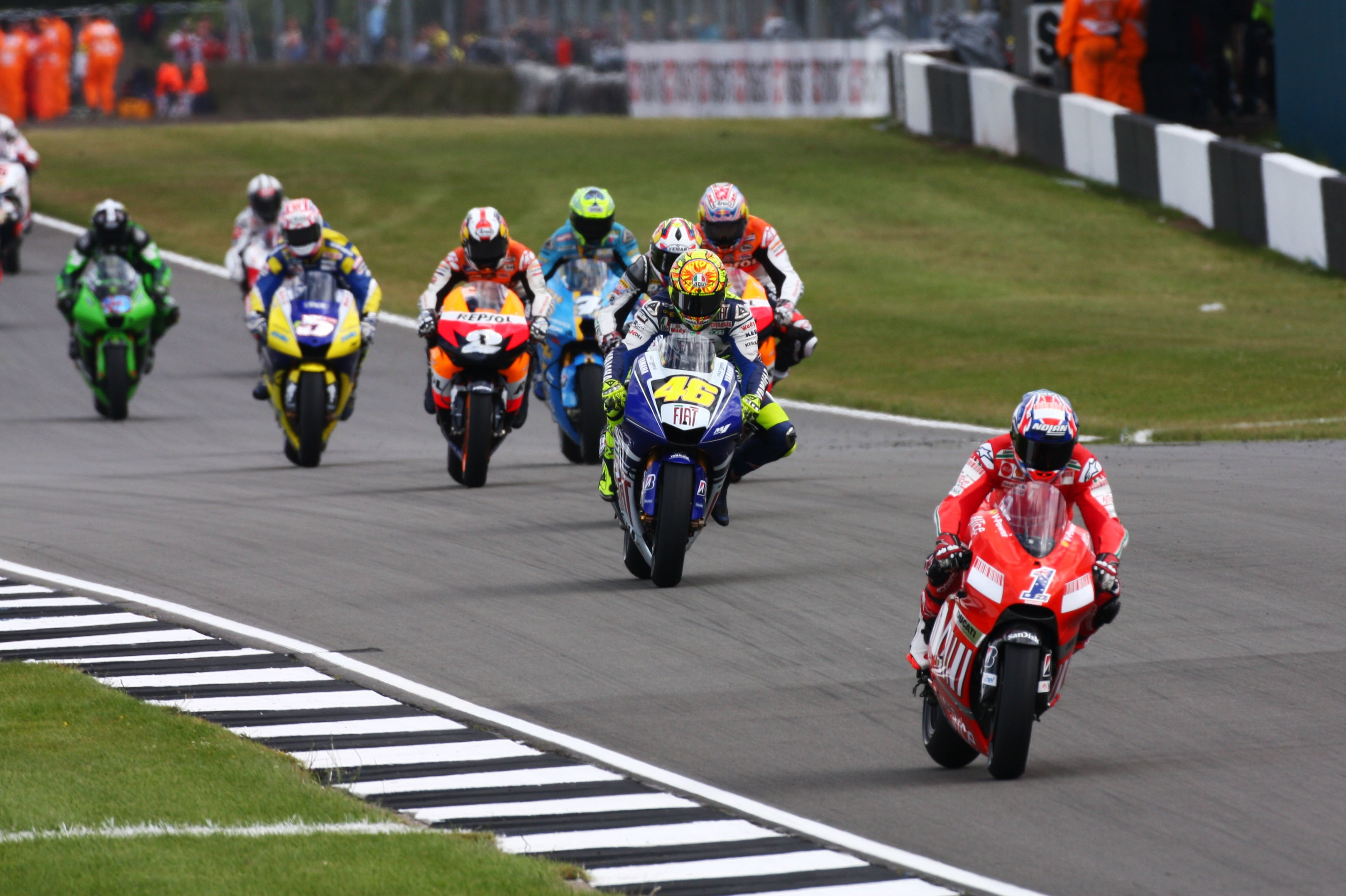 Many fans still regard Donington, pictured in 2008, as the best place to watch MotoGP in the UK
