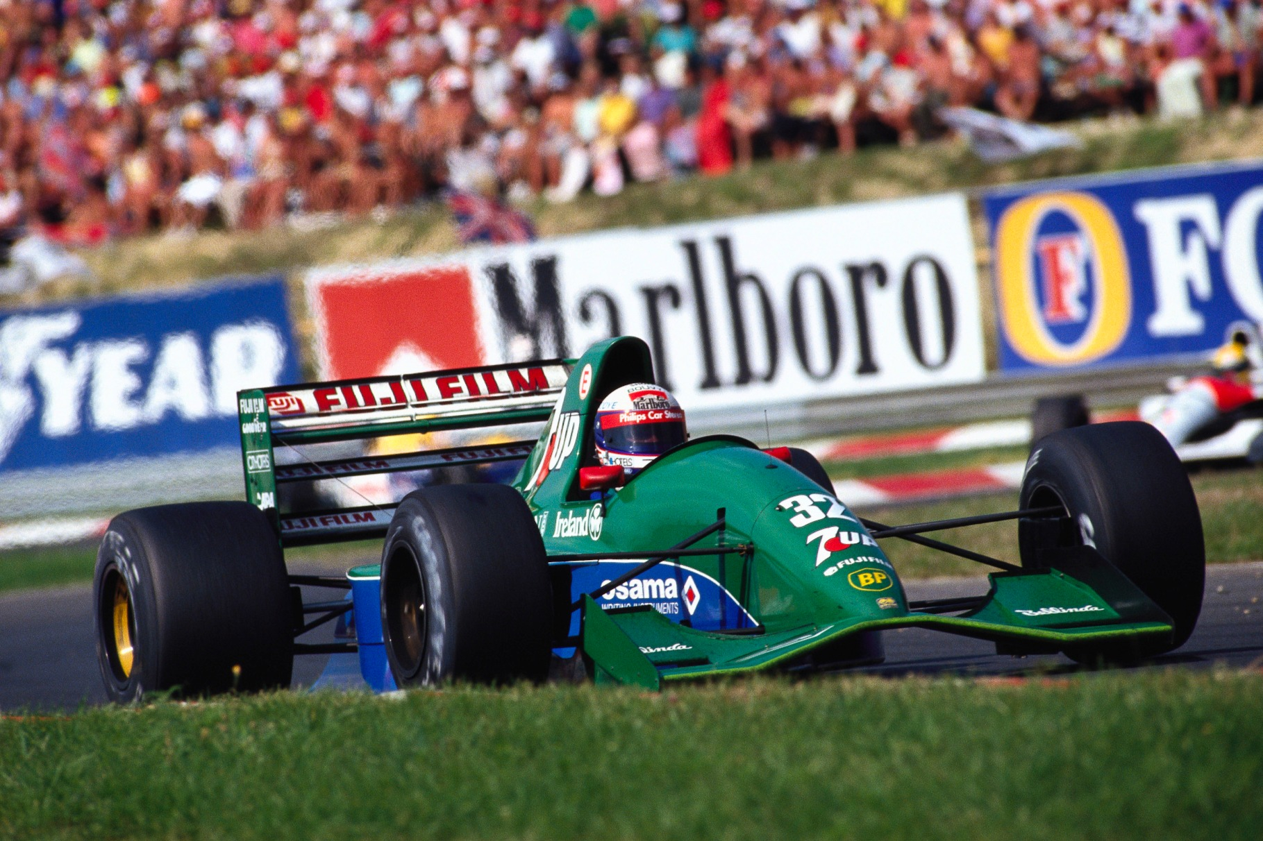 Gachot set fastest lap in Hungary, but by the next race he was spending time at Her Majesty's pleasure