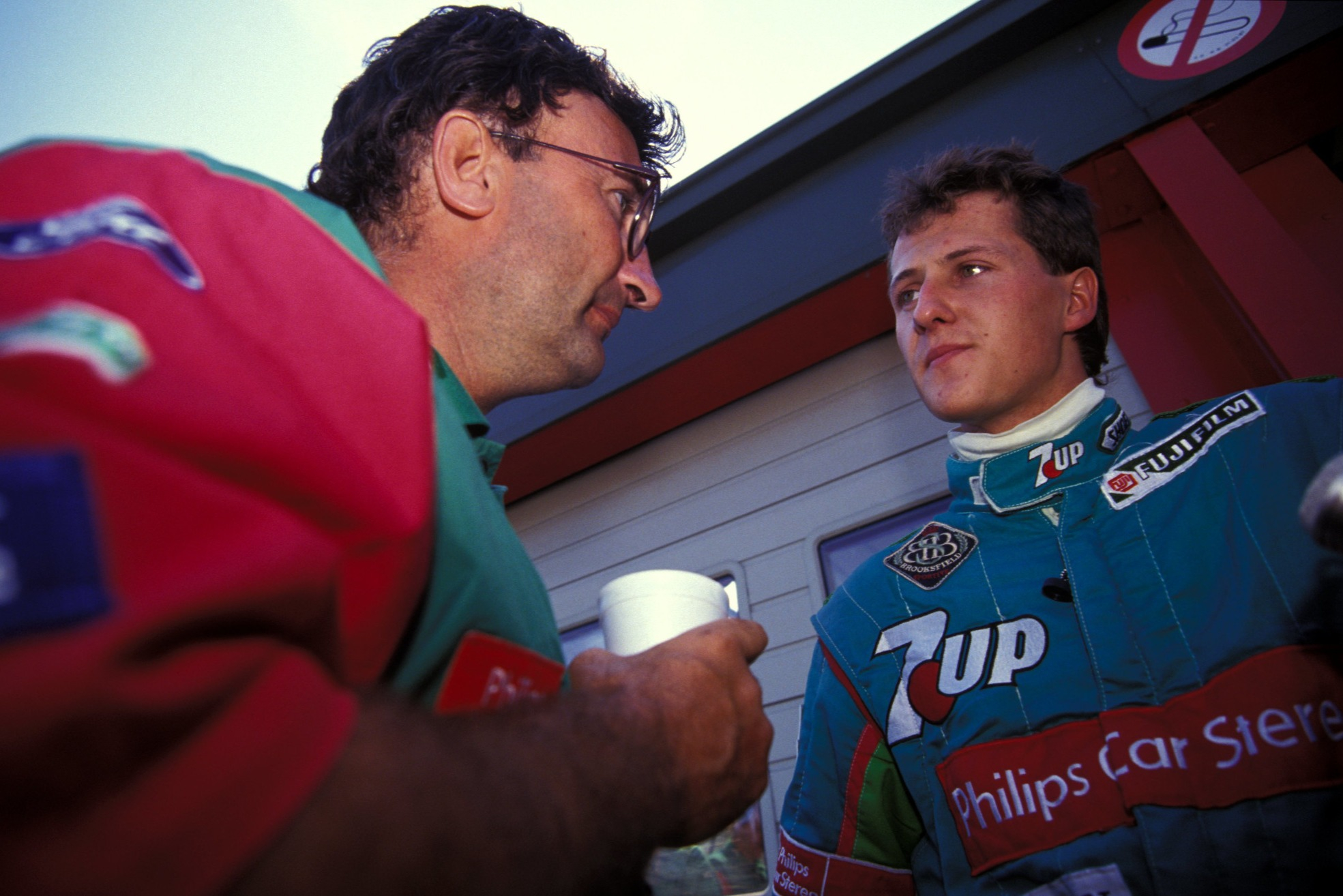 Schumacher's path into Eddie Jordan's team was smoothed by a hefty cheque from Mercedes motorsport boss Jochen Neerpasch