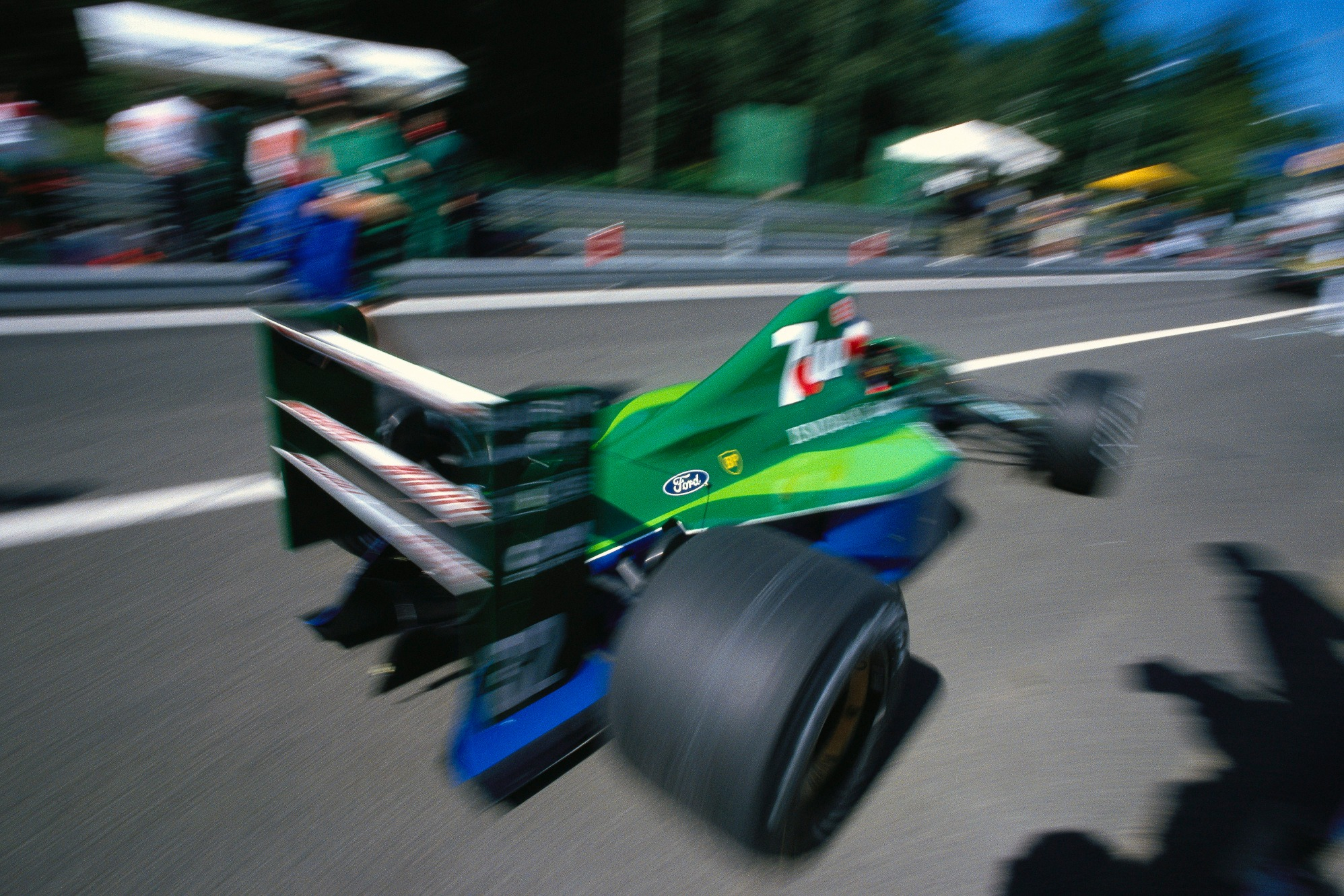 Schumacher's time with Jordan would prove short-lived, as he was poached by Benetton to begin a long and successful F1 career